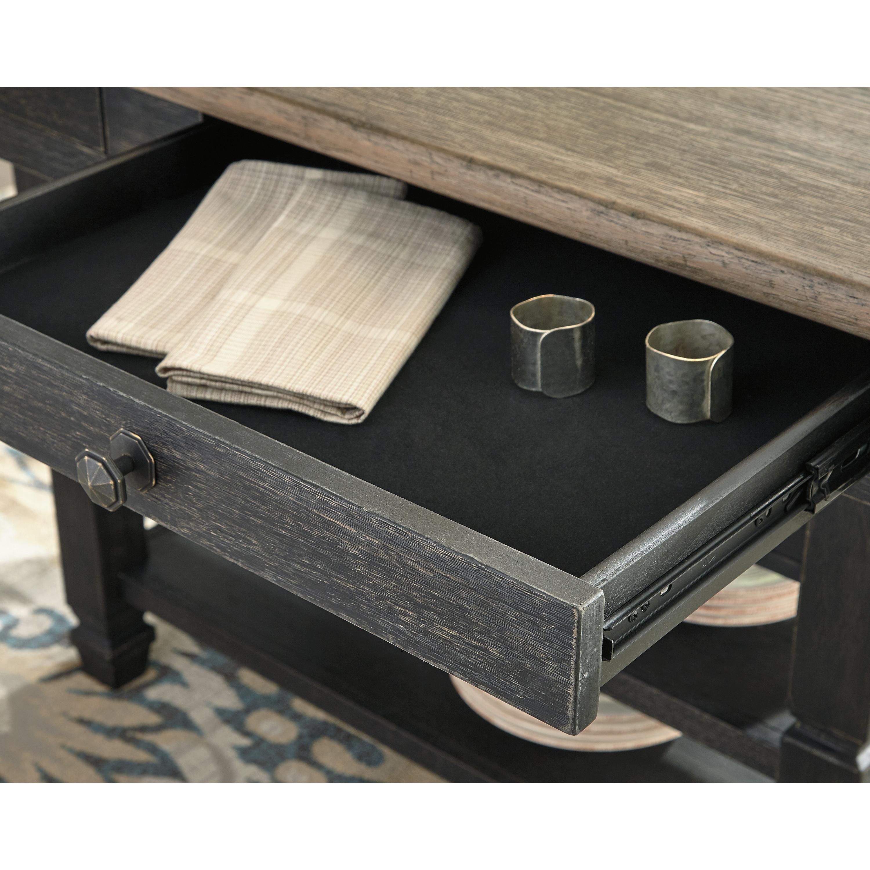 Signature Design by Ashley Tyler Creek Counter Height Dining Table with Pedestal Base D736-32