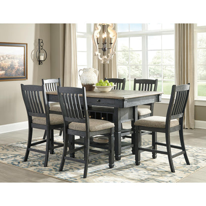 Signature Design by Ashley Tyler Creek Counter Height Dining Table with Pedestal Base D736-32