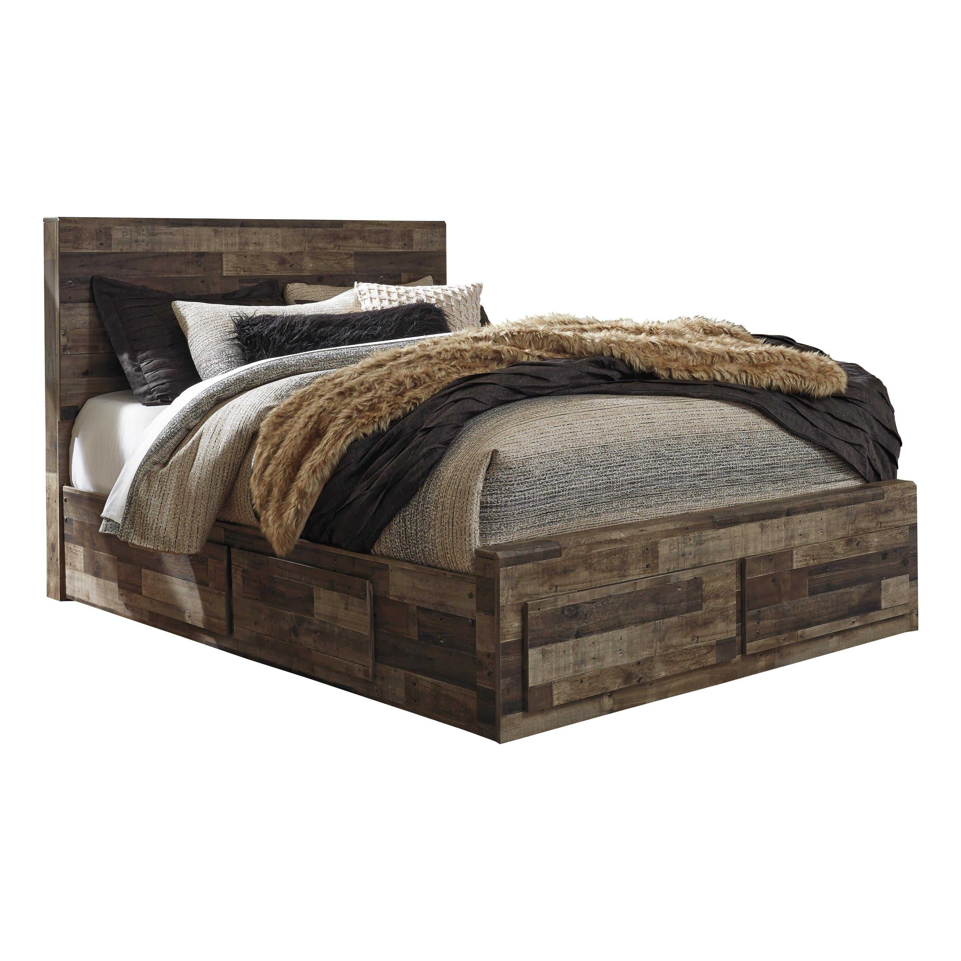 Benchcraft Derekson Queen Panel Bed with Storage B200-57/B200-54S/B200-60/B200-60/B100-13