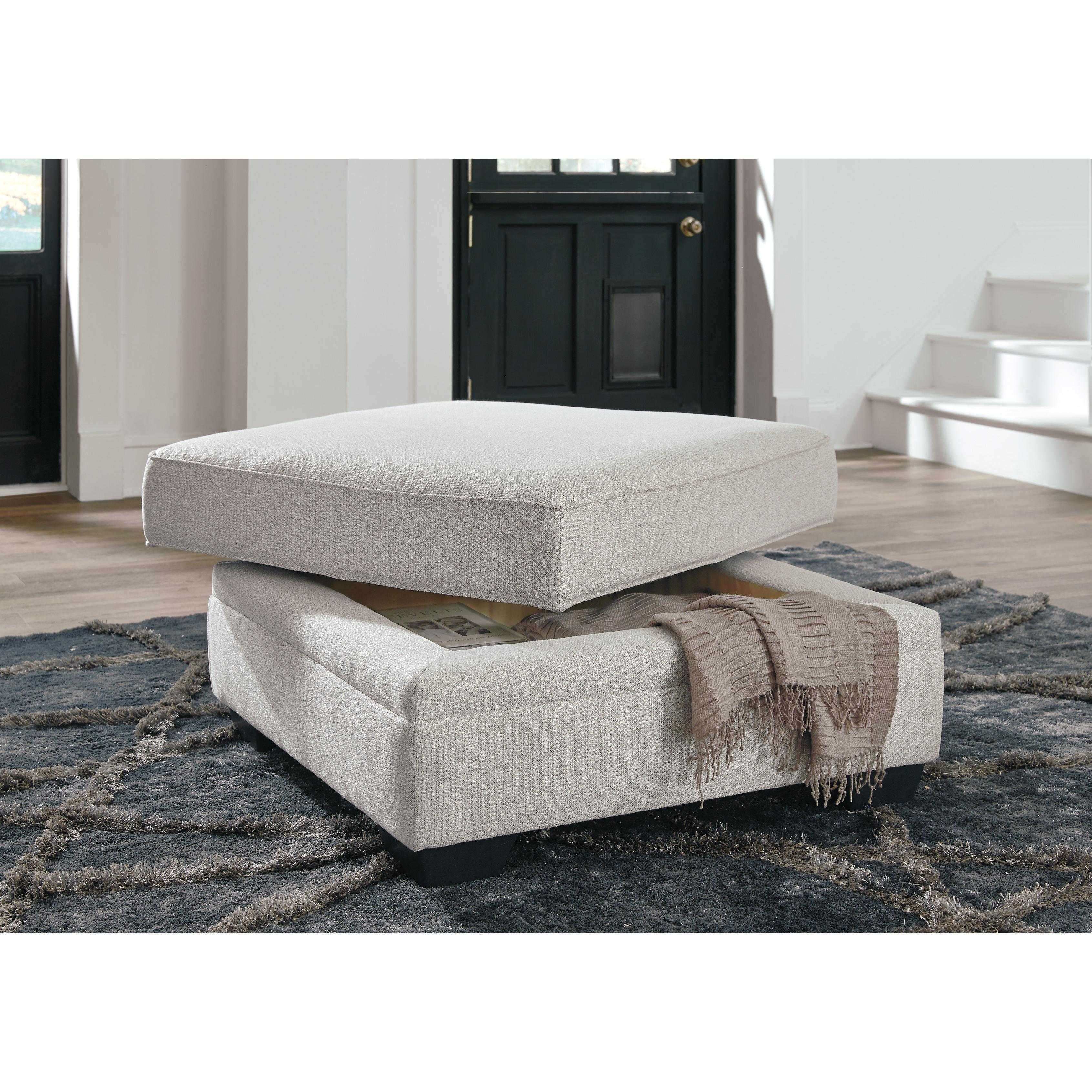 Benchcraft Dellara Fabric Storage Ottoman 3210111