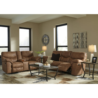 Signature Design by Ashley Boxberg Reclining Leather Look Loveseat 3380294