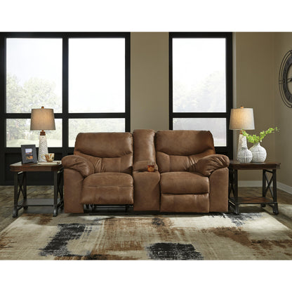 Signature Design by Ashley Boxberg Reclining Leather Look Loveseat 3380294