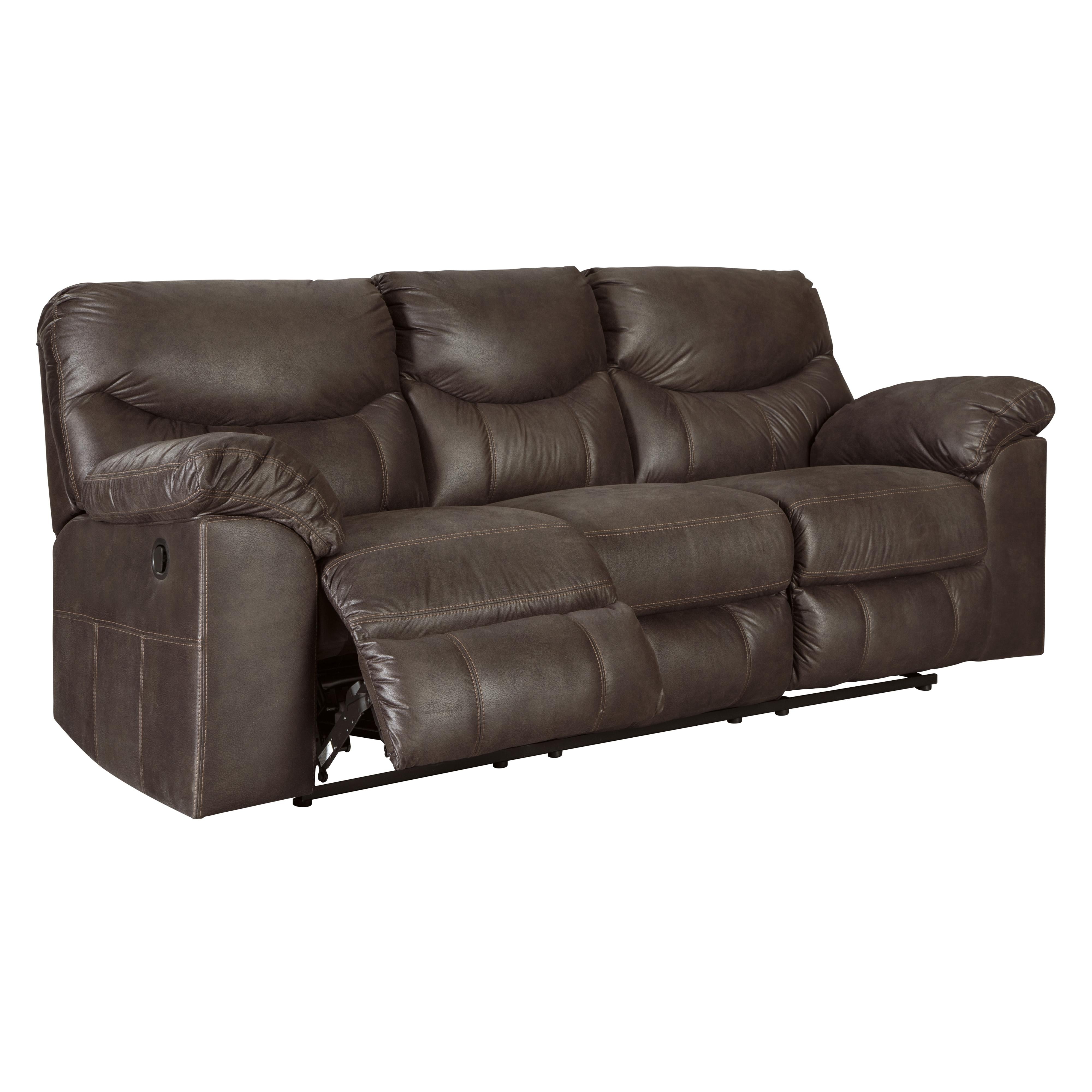 Signature Design by Ashley Boxberg Reclining Leather Look Sofa 3380388