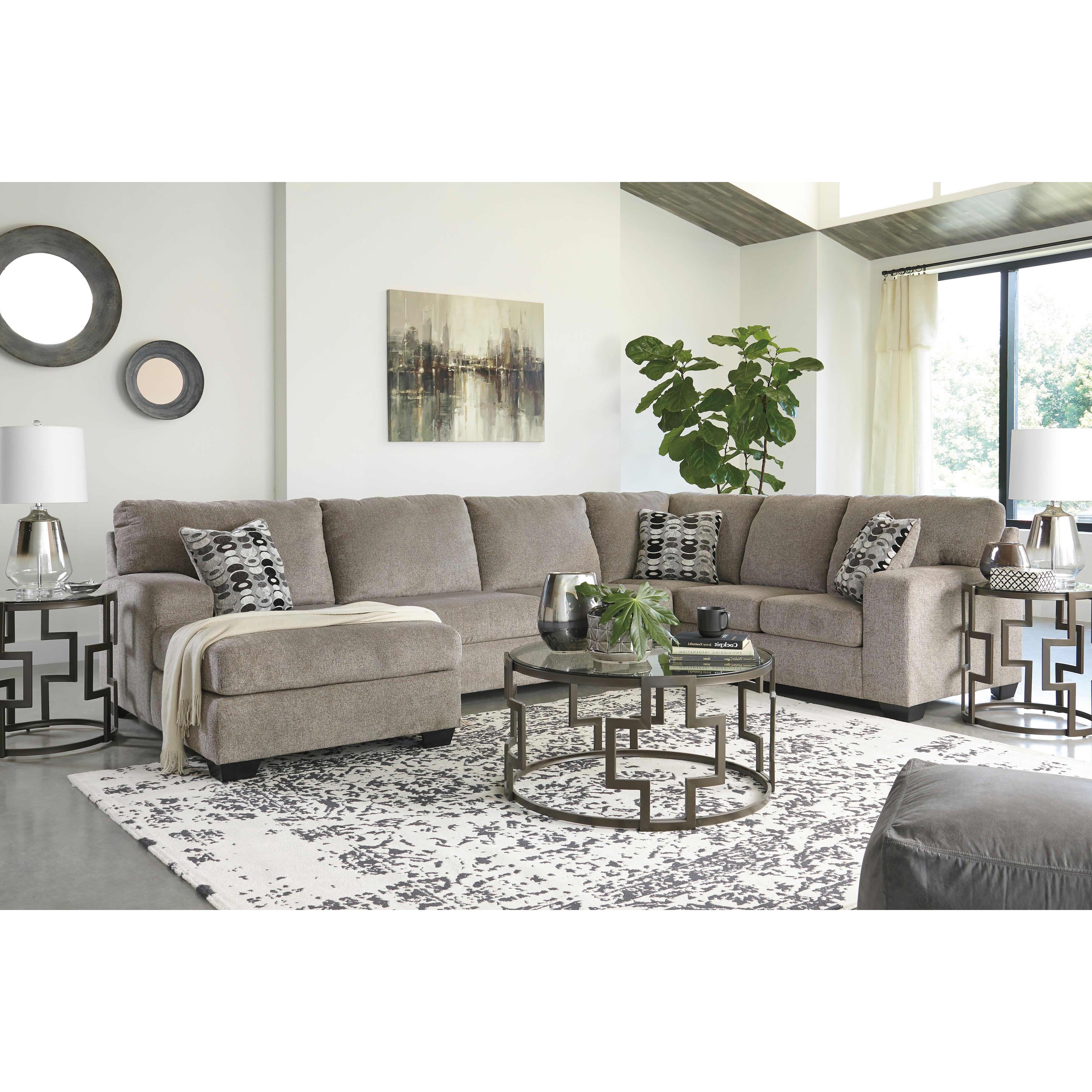 Signature Design by Ashley Ballinasloe Fabric 3 pc Sectional 8070216/8070234/8070267