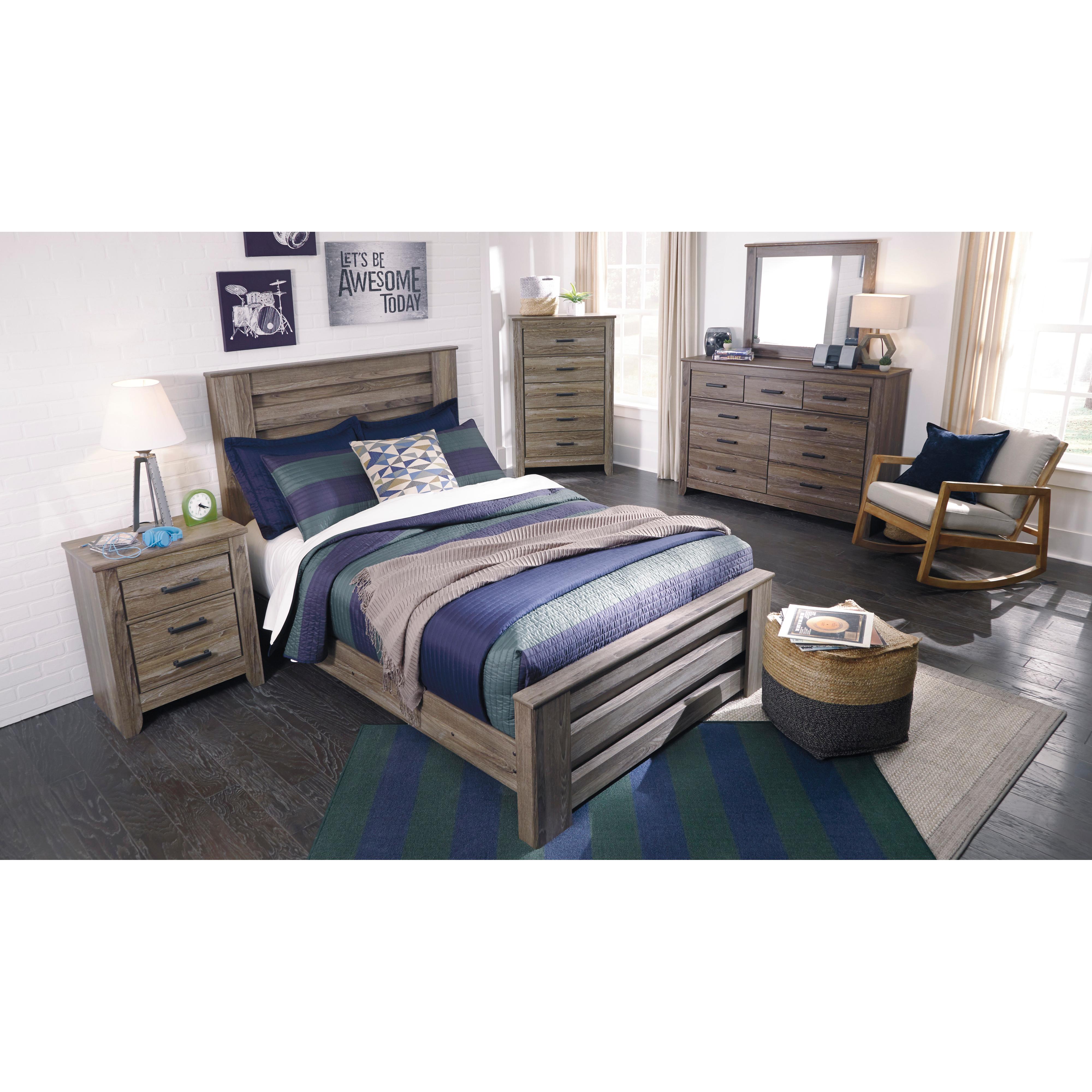 Signature Design by Ashley Zelen Full Panel Bed B248-87/B248-84/B248-86