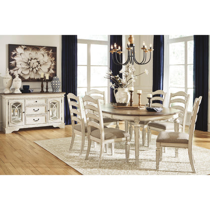 Signature Design by Ashley Oval Realyn Dining Table D743-35