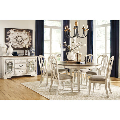 Signature Design by Ashley Oval Realyn Dining Table D743-35