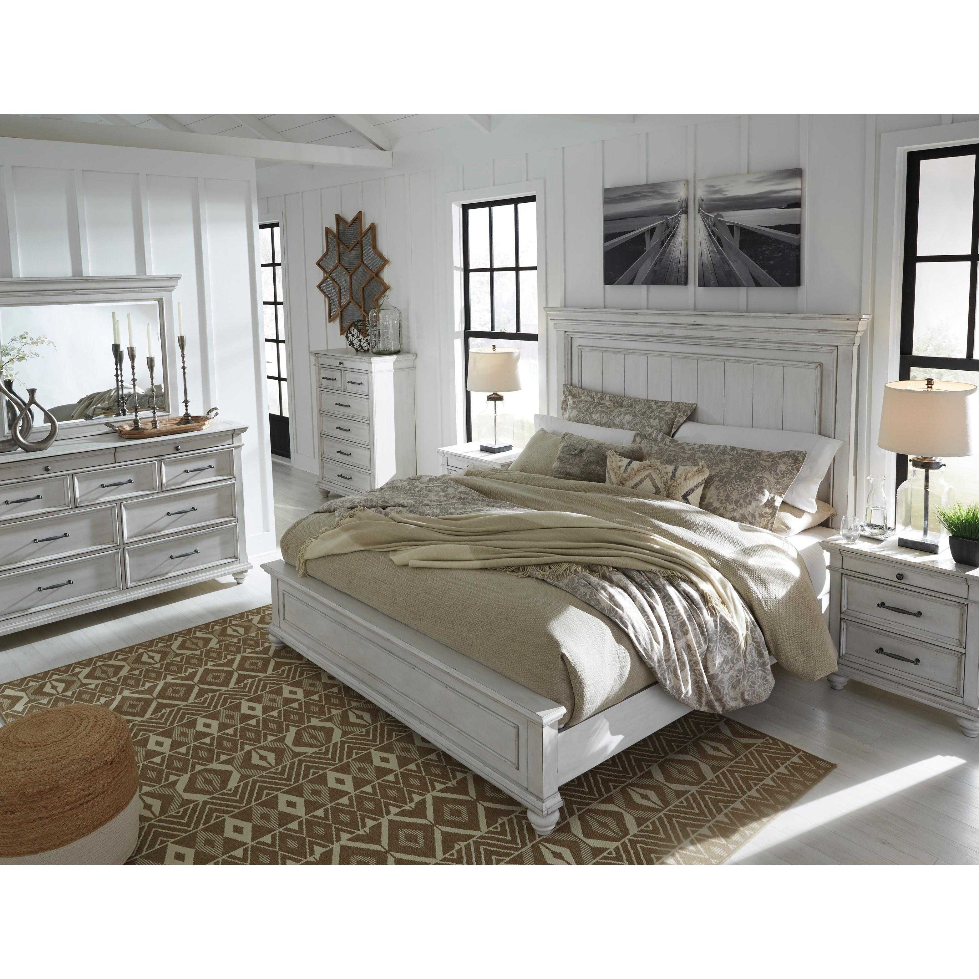 Benchcraft Kanwyn Queen Panel Bed B777-57/B777-54/B777-96