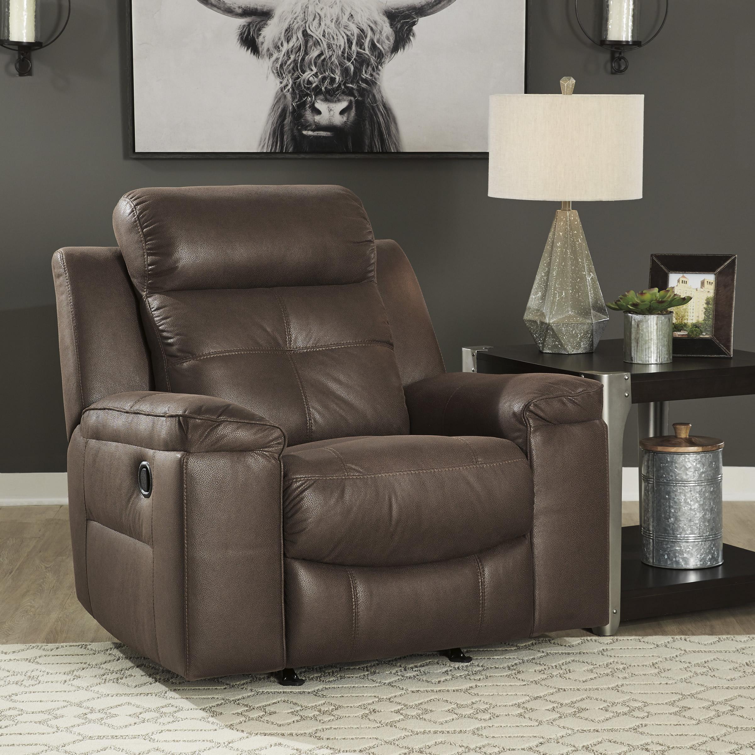 Signature Design by Ashley Jesolo Rocker Fabric Recliner 8670425