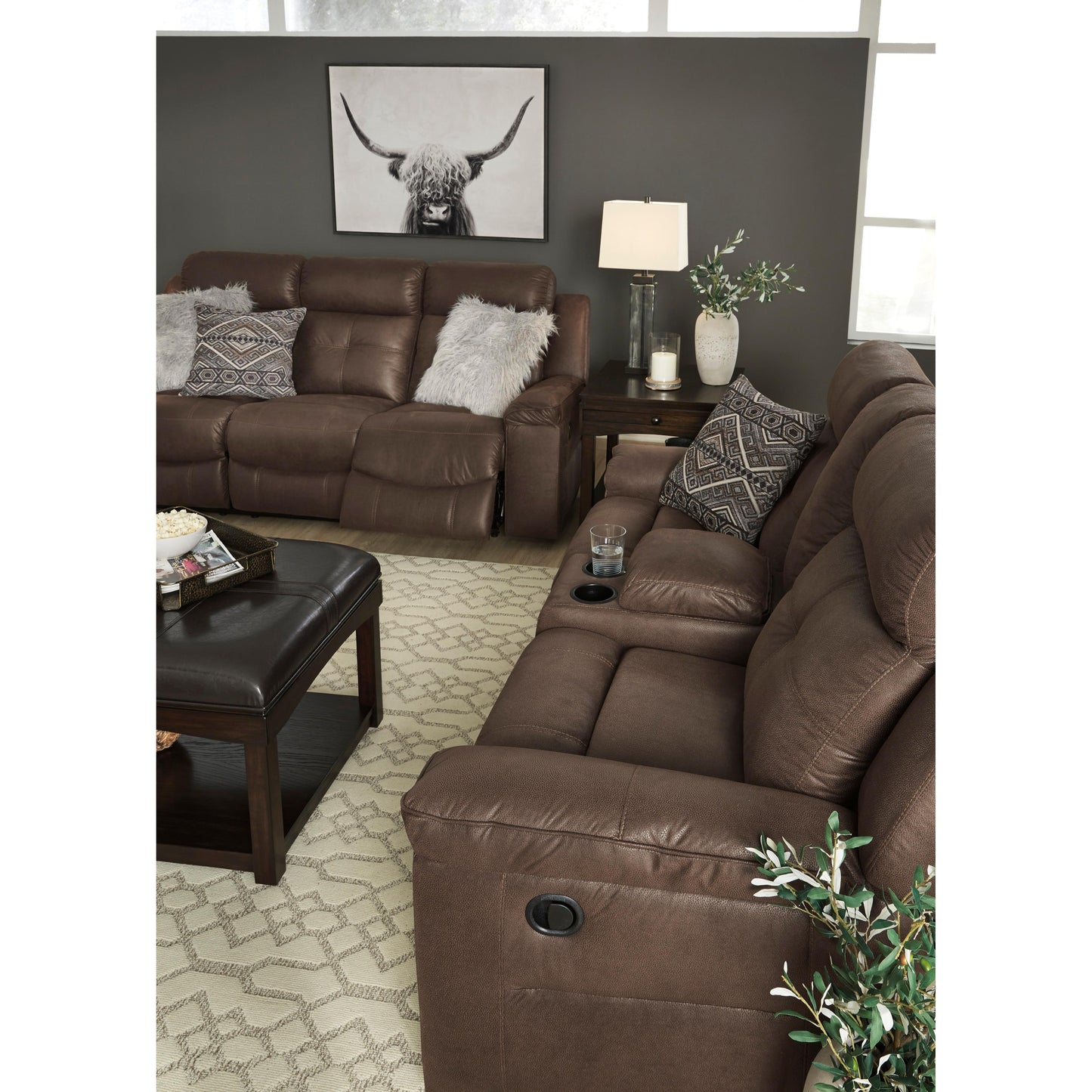 Signature Design by Ashley Jesolo Reclining Fabric Loveseat 8670494