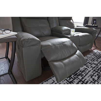 Signature Design by Ashley Jesolo Reclining Fabric Loveseat 8670594