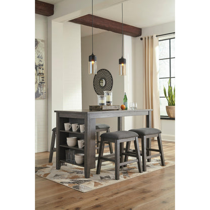 Signature Design by Ashley Caitbrook Counter Height Dining Table with Trestle Base D388-13