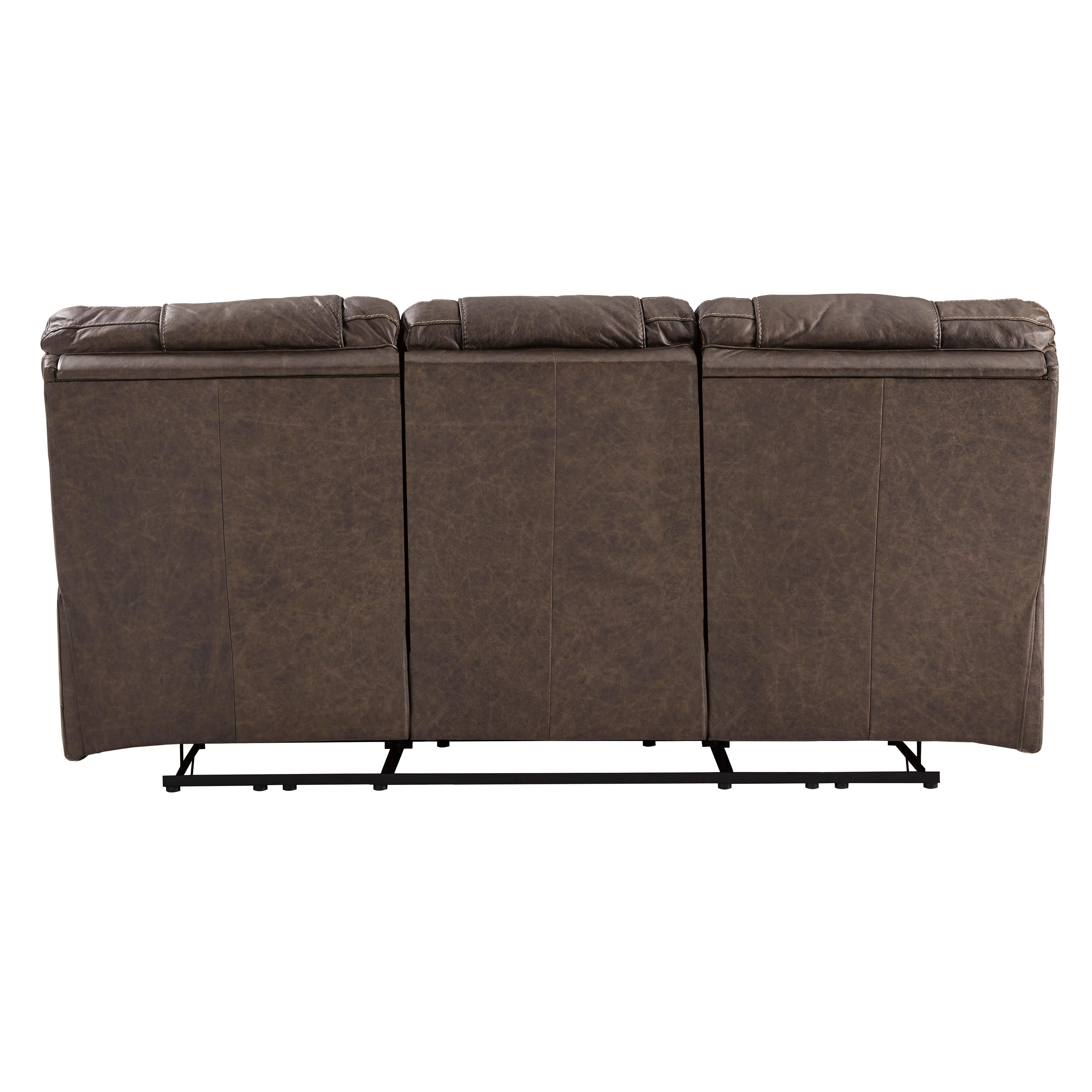 Signature Design by Ashley Wurstrow Power Reclining Leather Match Sofa U5460315