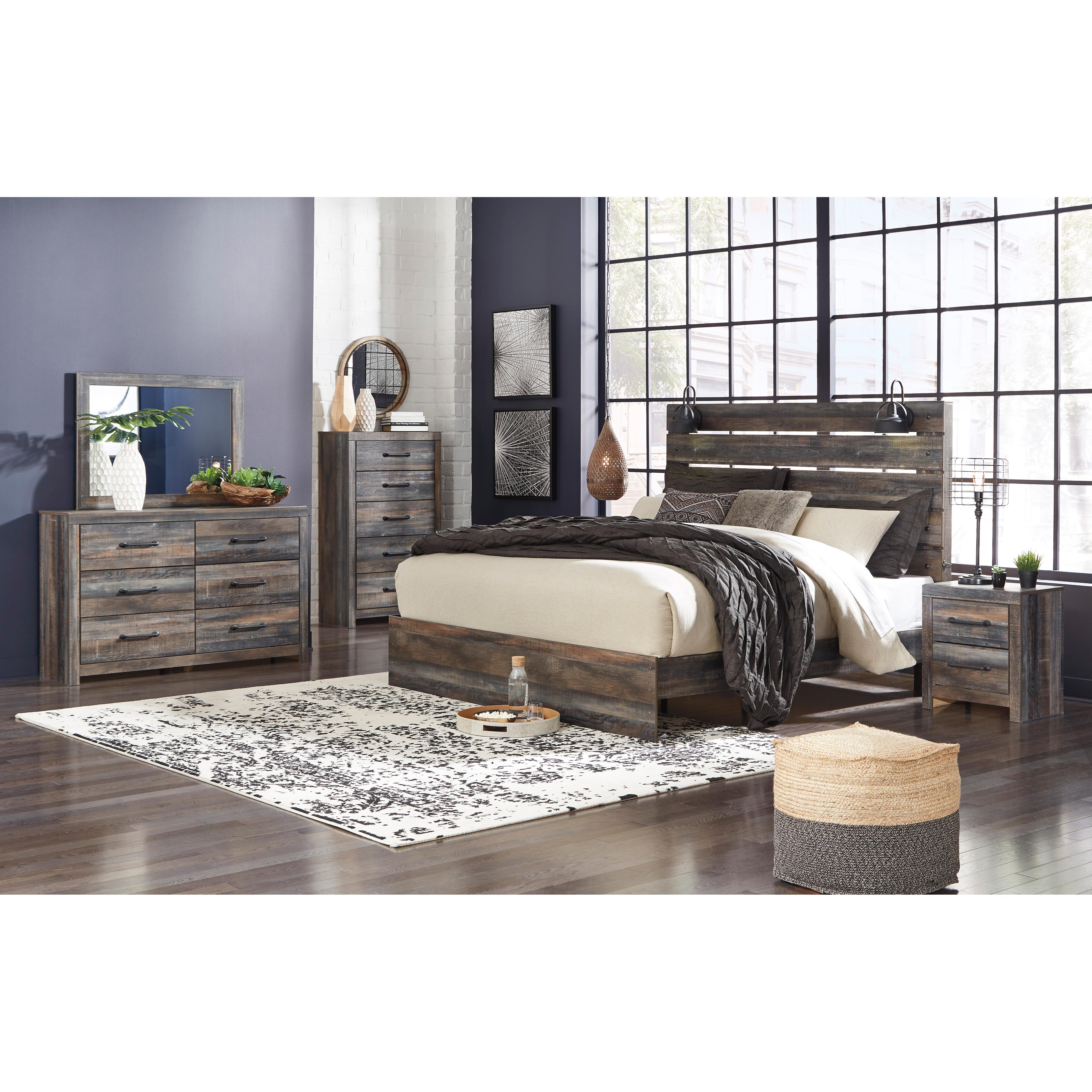 Signature Design by Ashley Drystan King Panel Bed B211-58/B211-56/B211-97