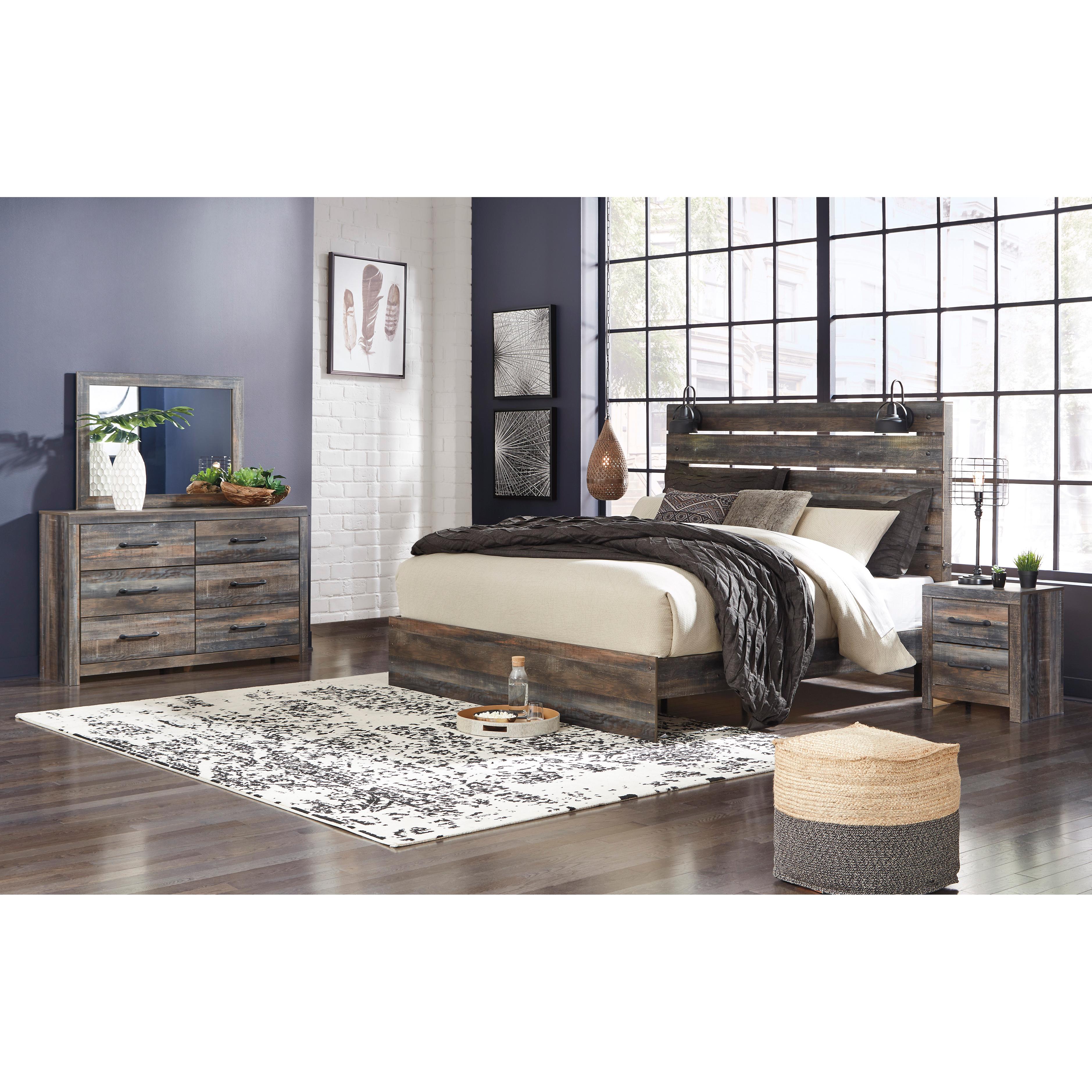 Signature Design by Ashley Drystan King Panel Bed B211-58/B211-56/B211-97