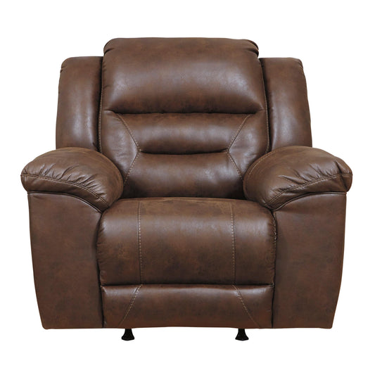 Signature Design by Ashley Stoneland Rocker Leather Look Recliner 3990425