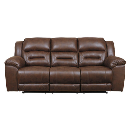 Signature Design by Ashley Stoneland Power Reclining Leather Look Sofa 3990487