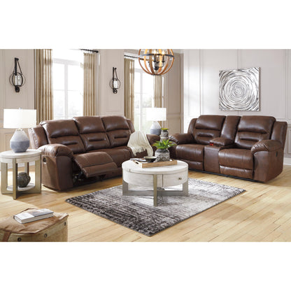 Signature Design by Ashley Stoneland Power Reclining Leather Look Sofa 3990487