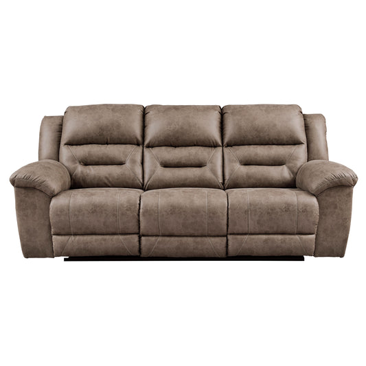 Signature Design by Ashley Stoneland Power Reclining Leather Look Sofa 3990587