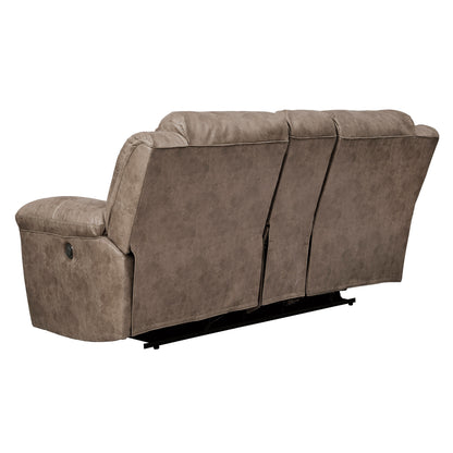 Signature Design by Ashley Stoneland Reclining Leather Look Loveseat 3990594