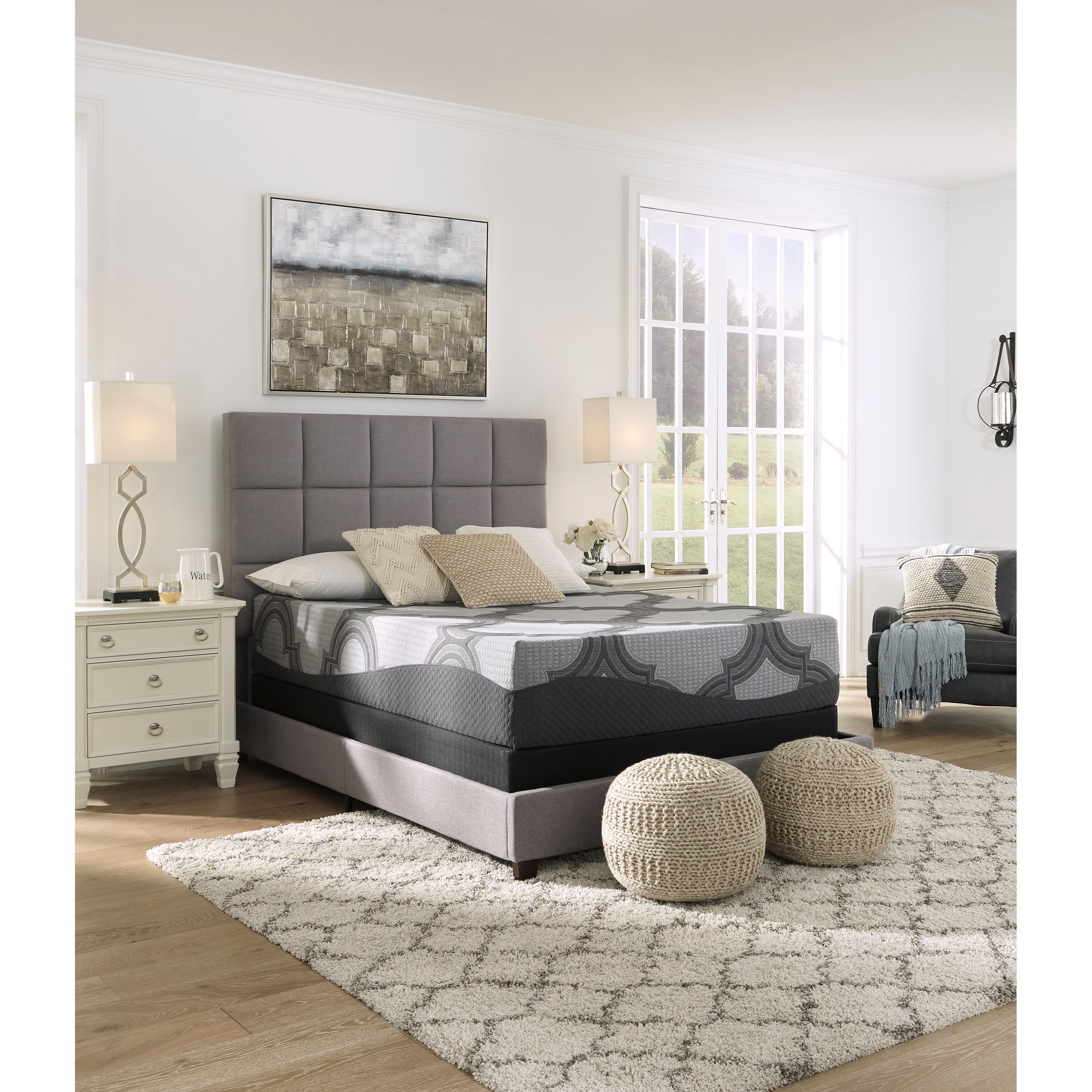 Sierra Sleep 12 Inch Ashley Hybrid M62841 King Mattress