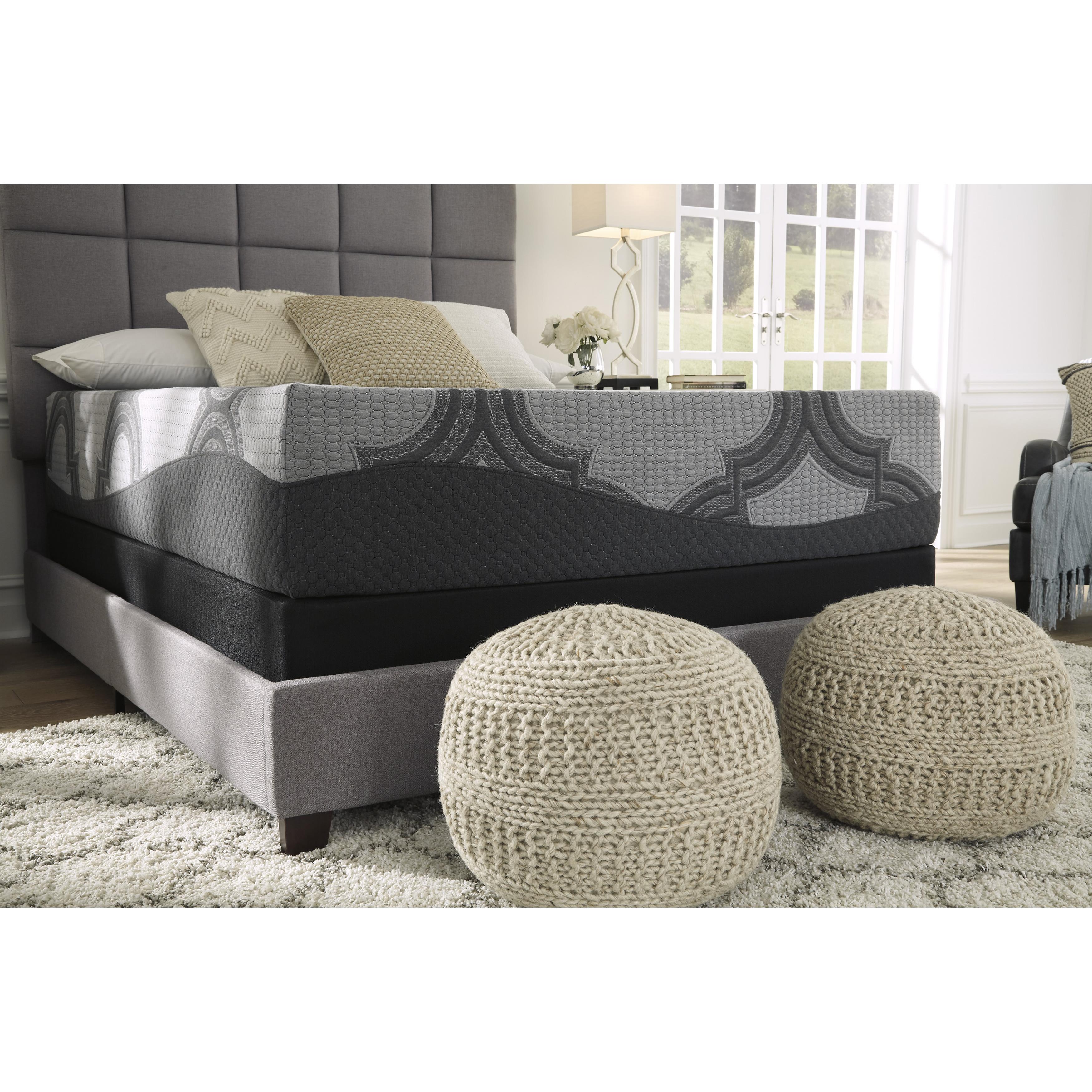 Sierra Sleep 12 Inch Ashley Hybrid M62841 King Mattress