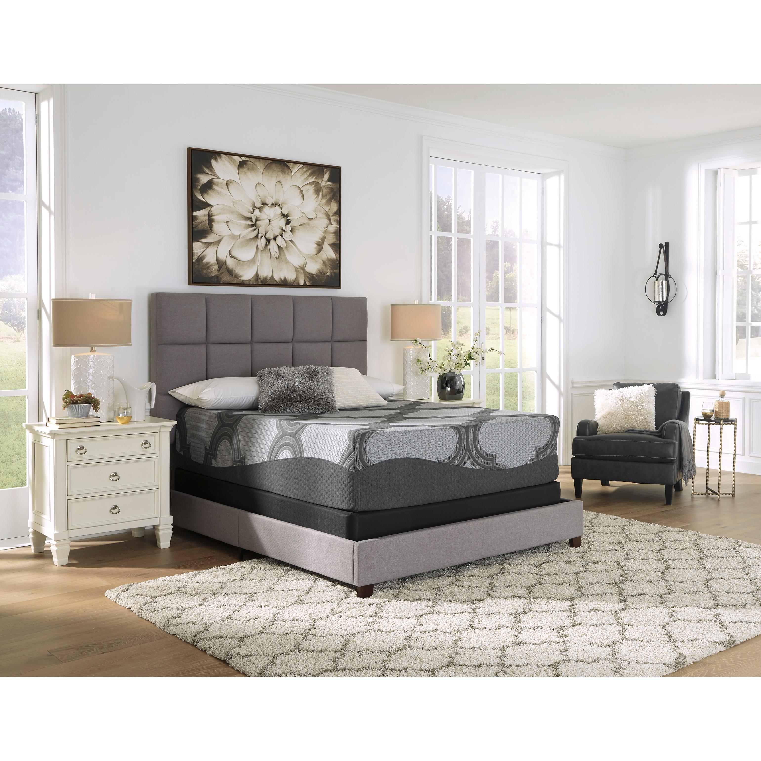 Sierra Sleep 14 Inch Ashley Hybrid M62931 Queen Mattress