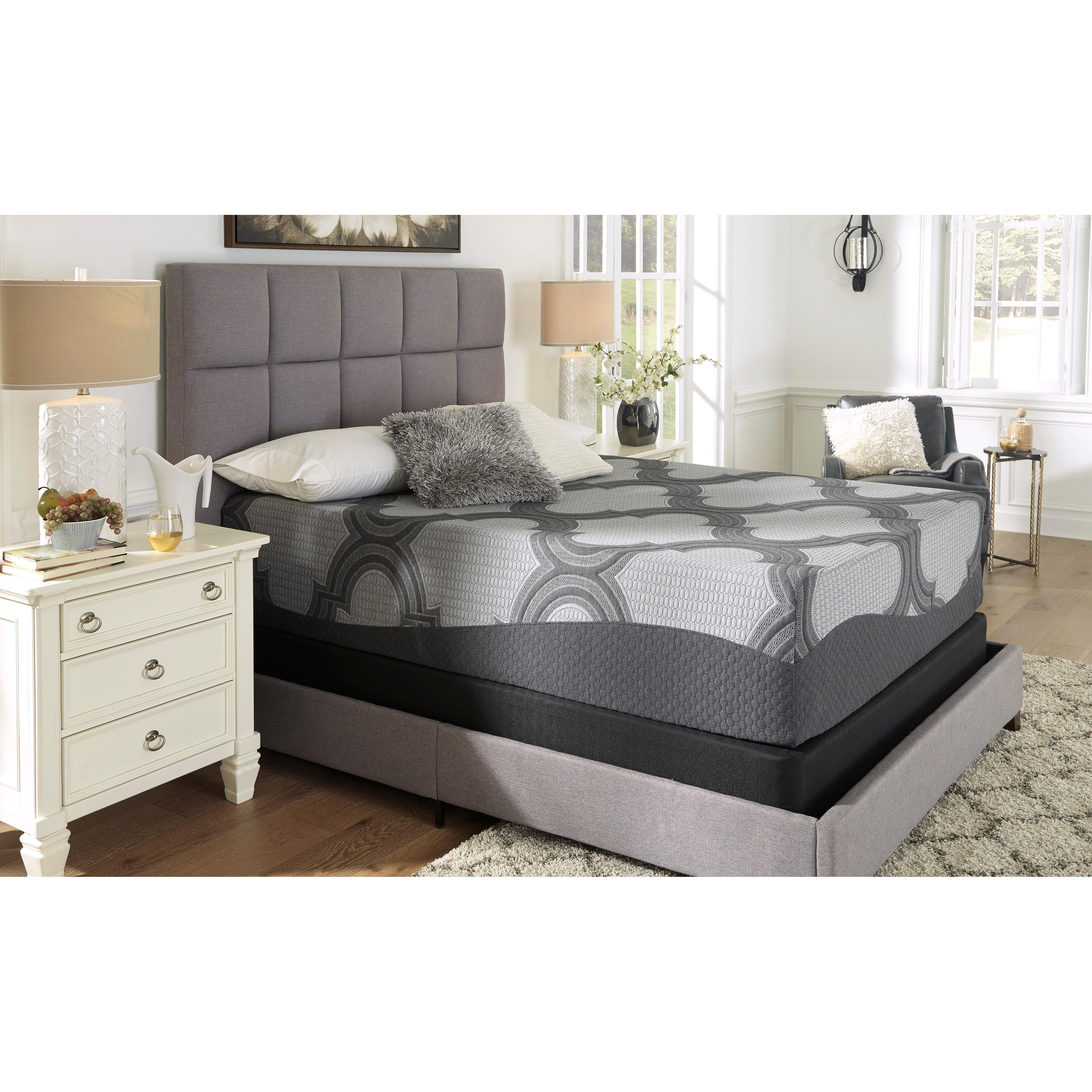 Sierra Sleep 14 Inch Ashley Hybrid M62931 Queen Mattress