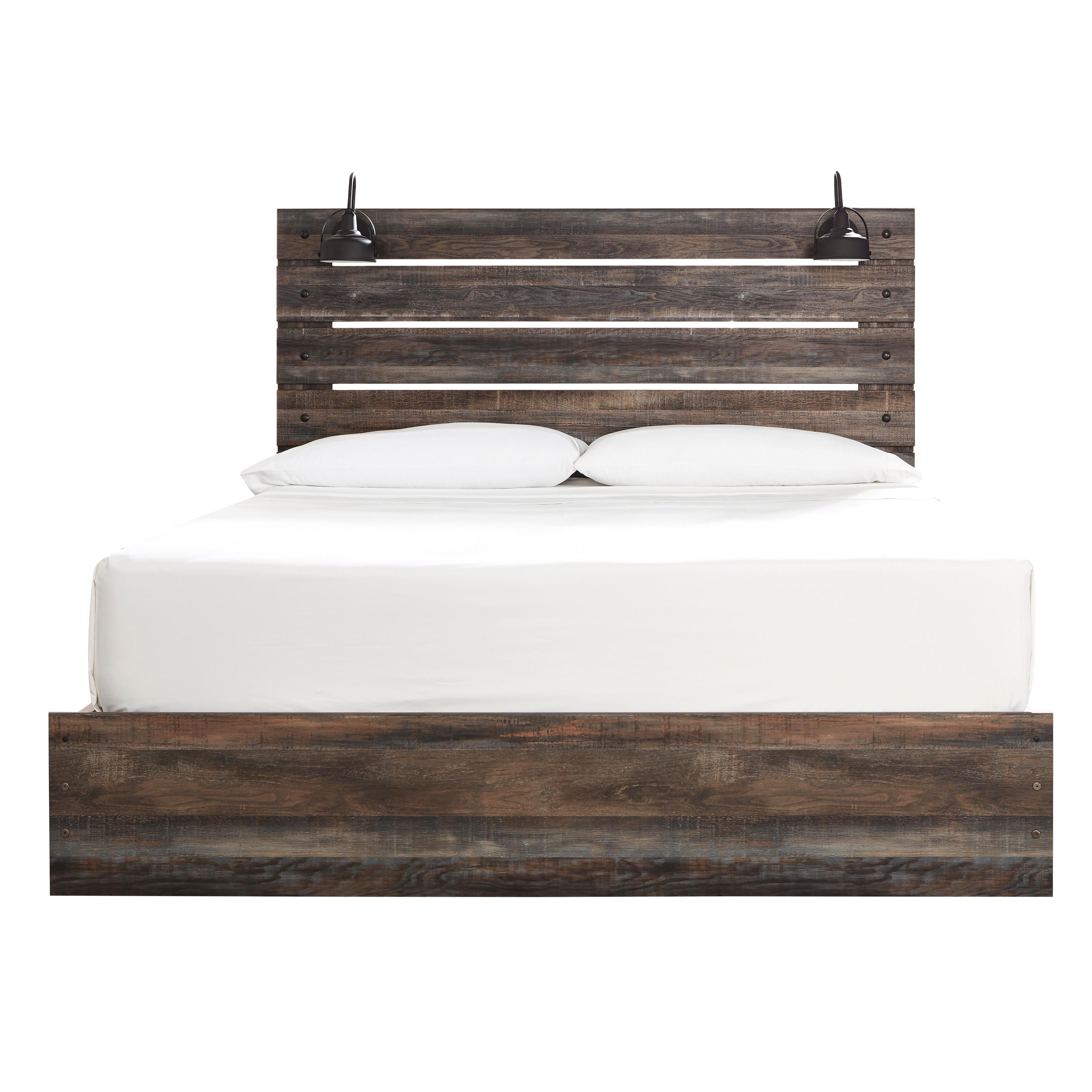 Signature Design by Ashley Drystan King Panel Bed with Storage B211-58/B211-56/B211-160/B100-14