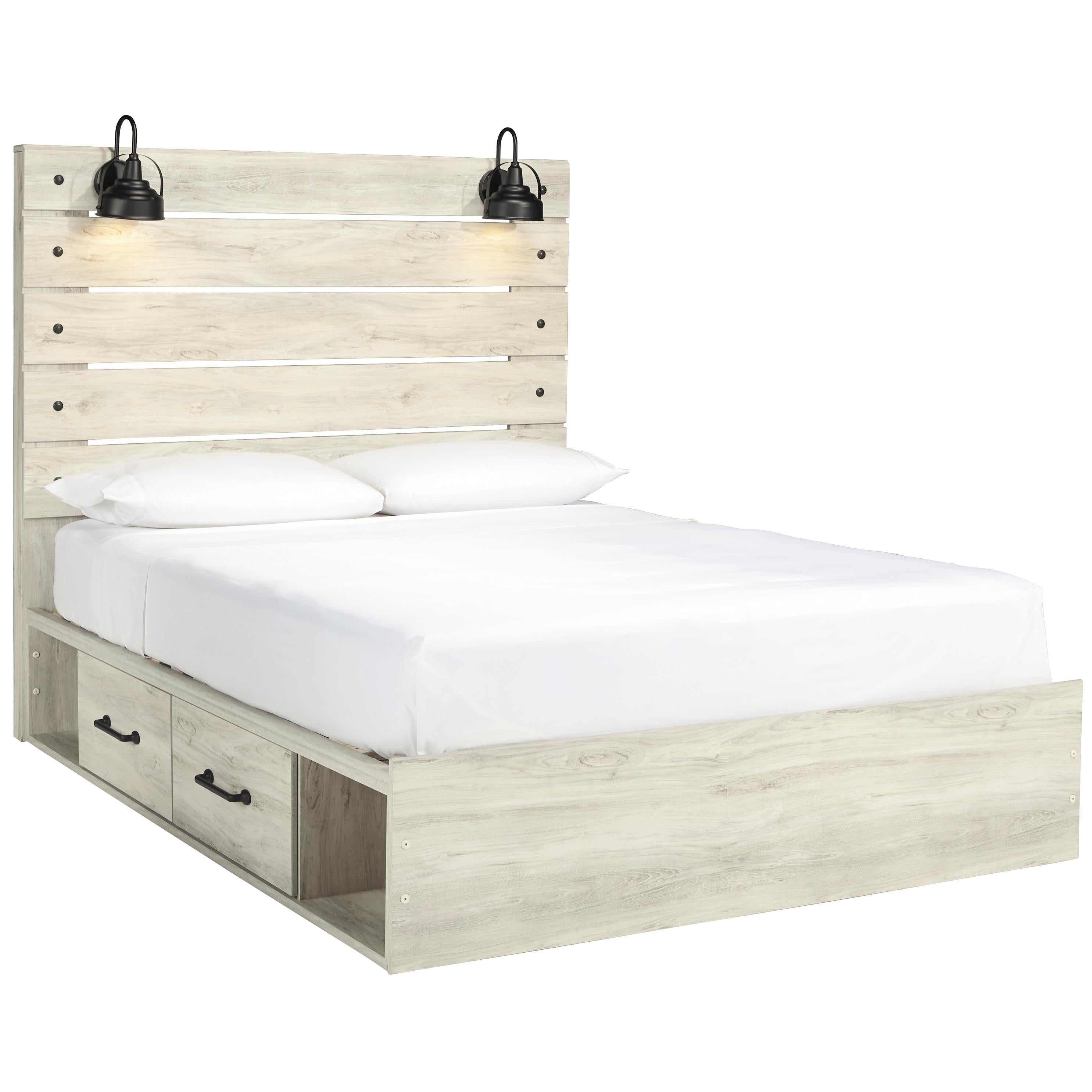 Signature Design by Ashley Cambeck Queen Panel Bed with Storage B192-57/B192-54/B192-160/B100-13