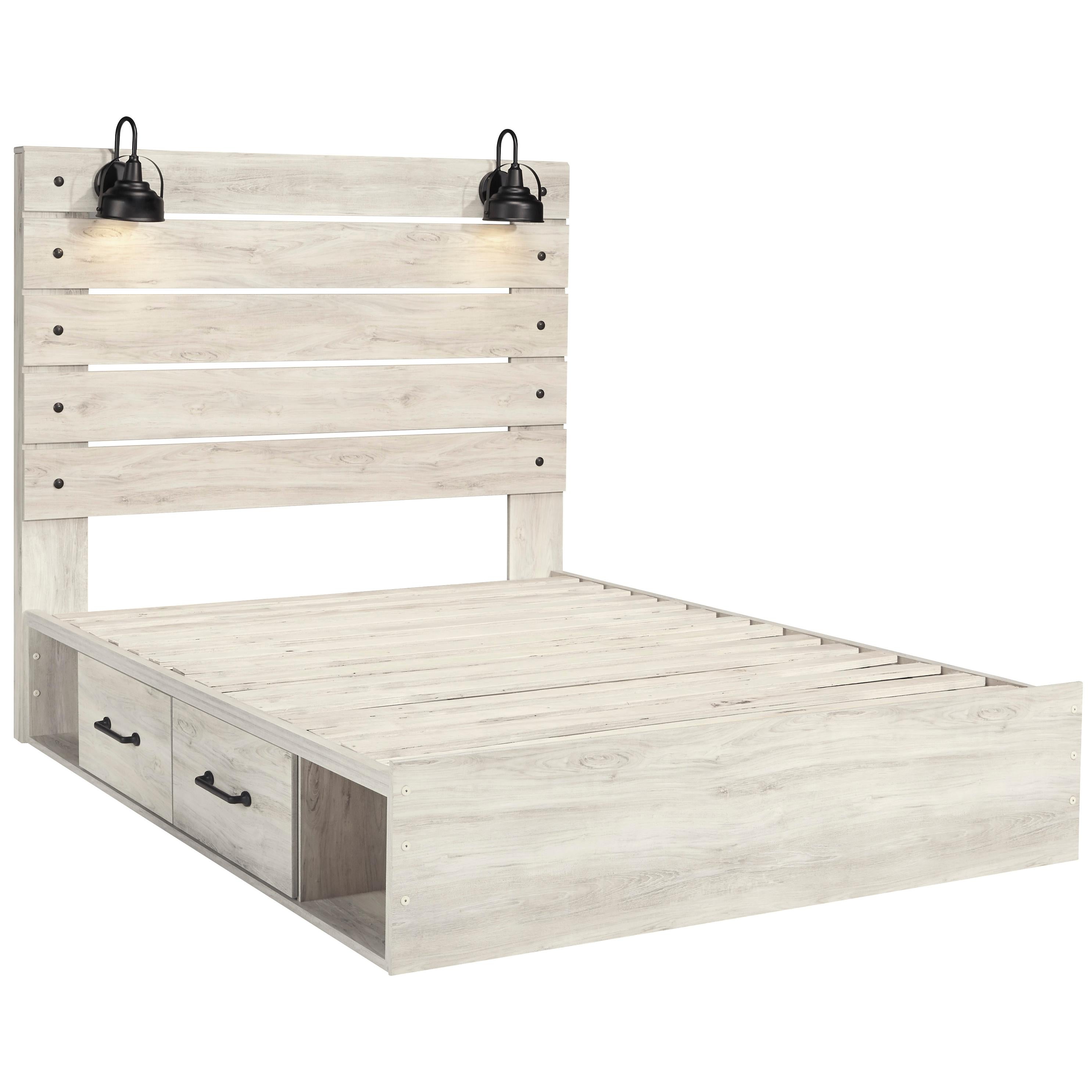 Signature Design by Ashley Cambeck Queen Panel Bed with Storage B192-57/B192-54/B192-160/B100-13