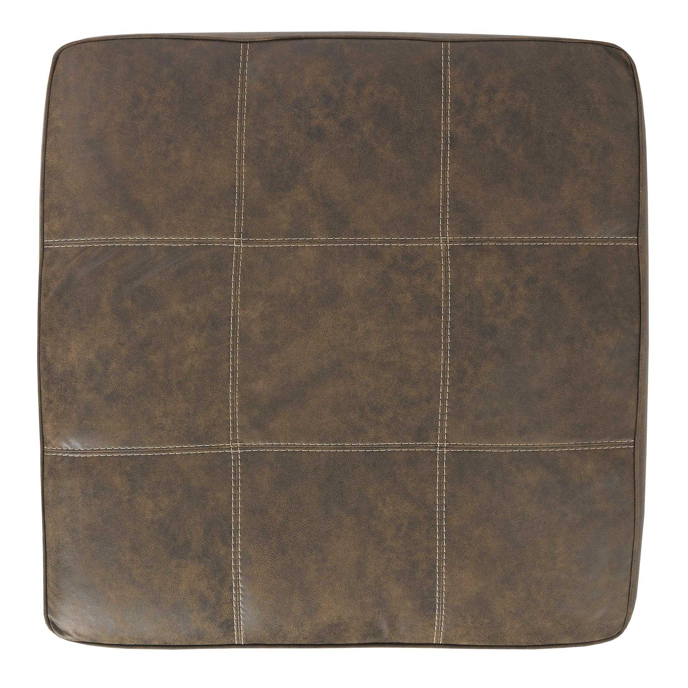 Benchcraft Abalone Leather Look Ottoman 9130208