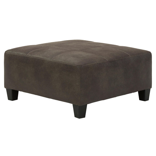 Signature Design by Ashley Navi Leather Look Ottoman 9400208