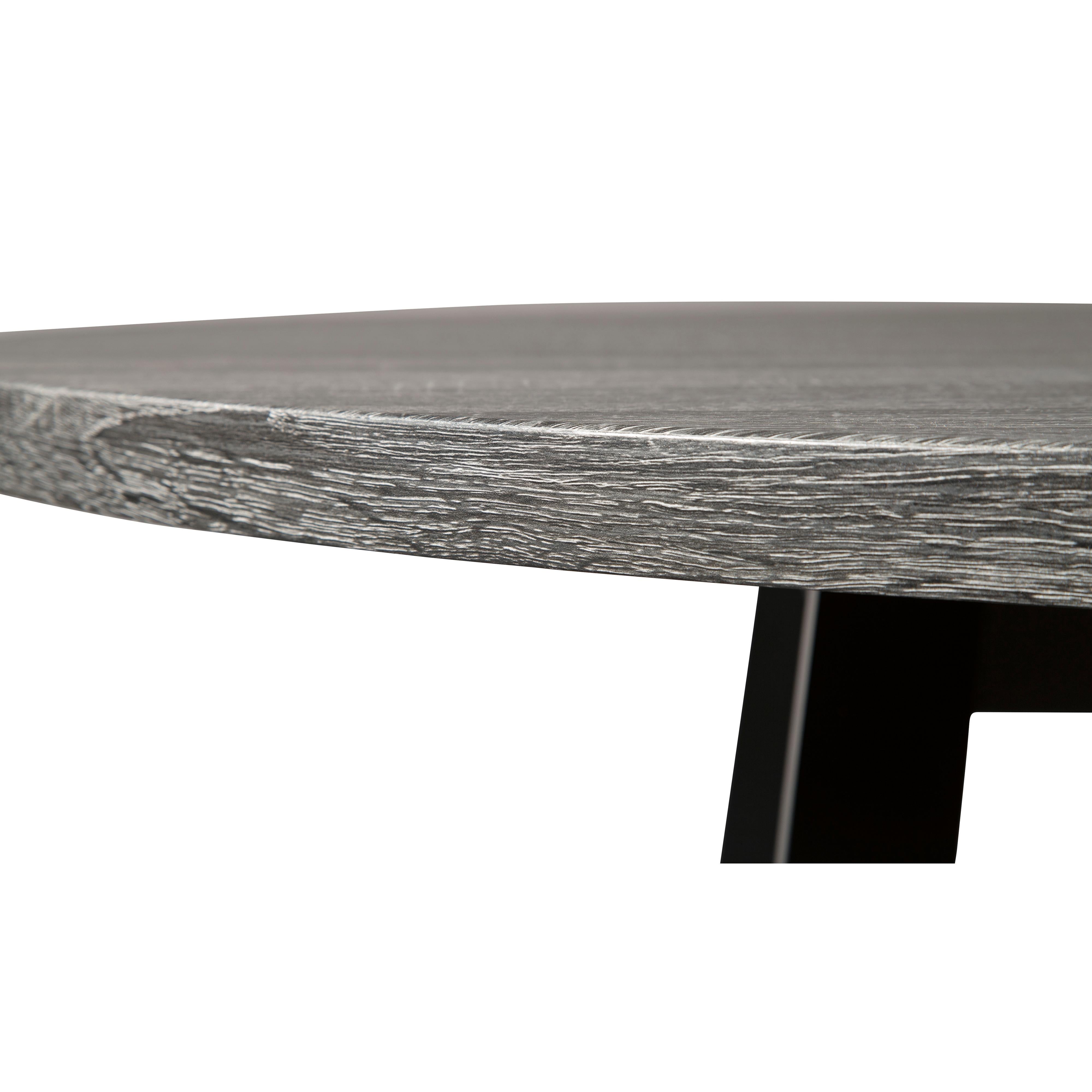 Signature Design by Ashley Round Centiar Dining Table with Pedestal Base D372-16