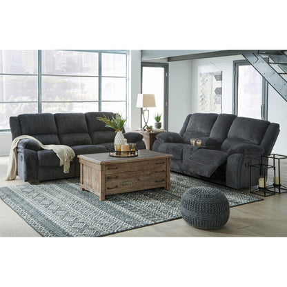 Signature Design by Ashley Draycoll Reclining Fabric Loveseat 7650494