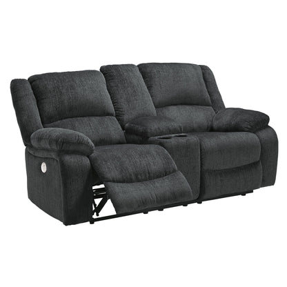 Signature Design by Ashley Draycoll Power Reclining Fabric Loveseat 7650496