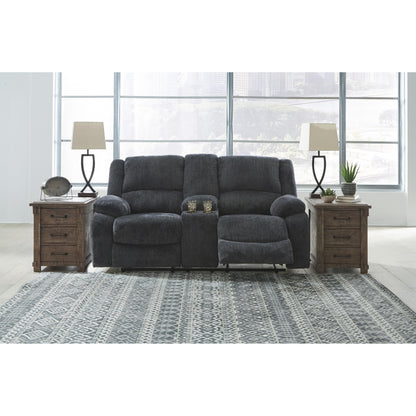 Signature Design by Ashley Draycoll Power Reclining Fabric Loveseat 7650496