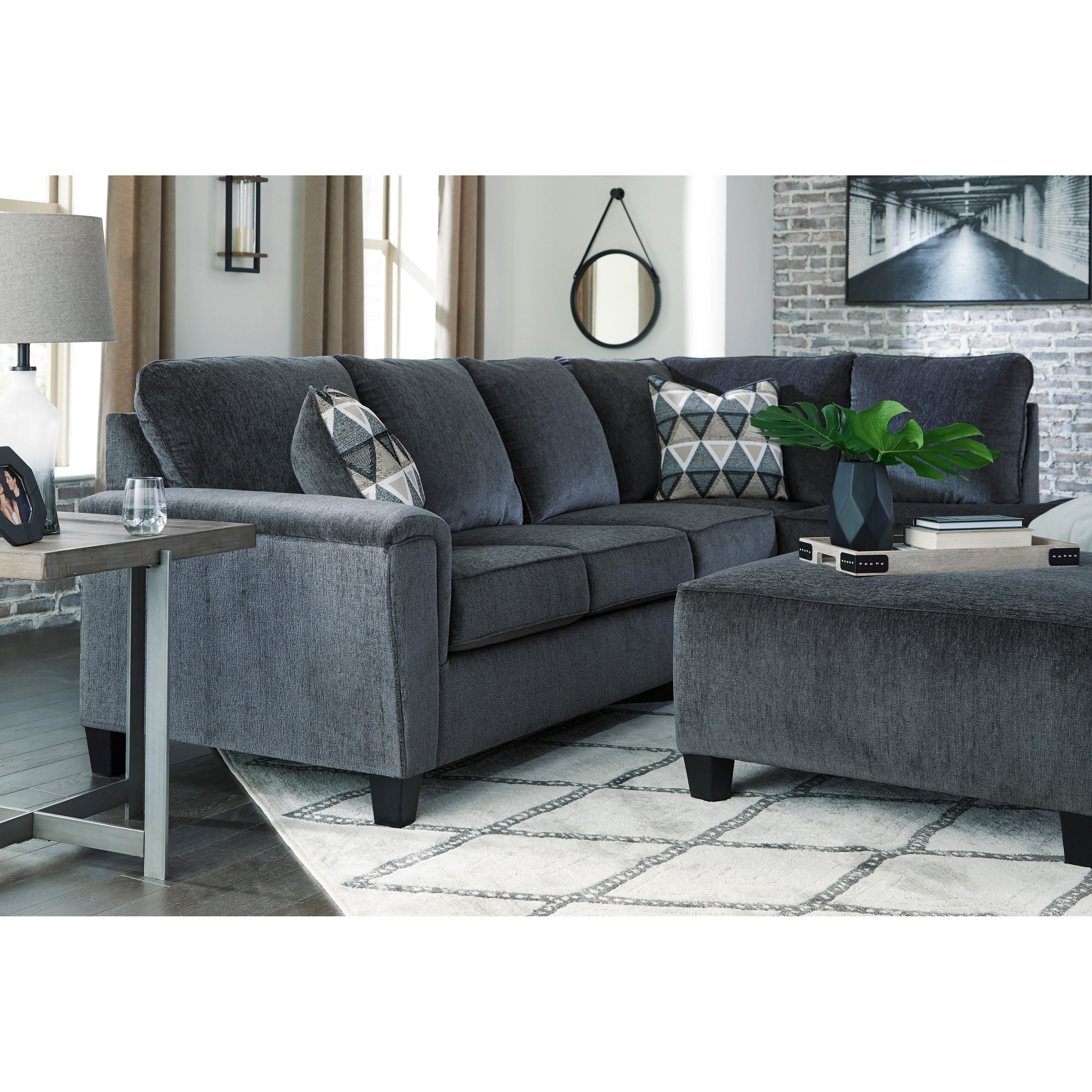 Signature Design by Ashley Abinger Fabric 2 pc Sectional 8390566/8390517