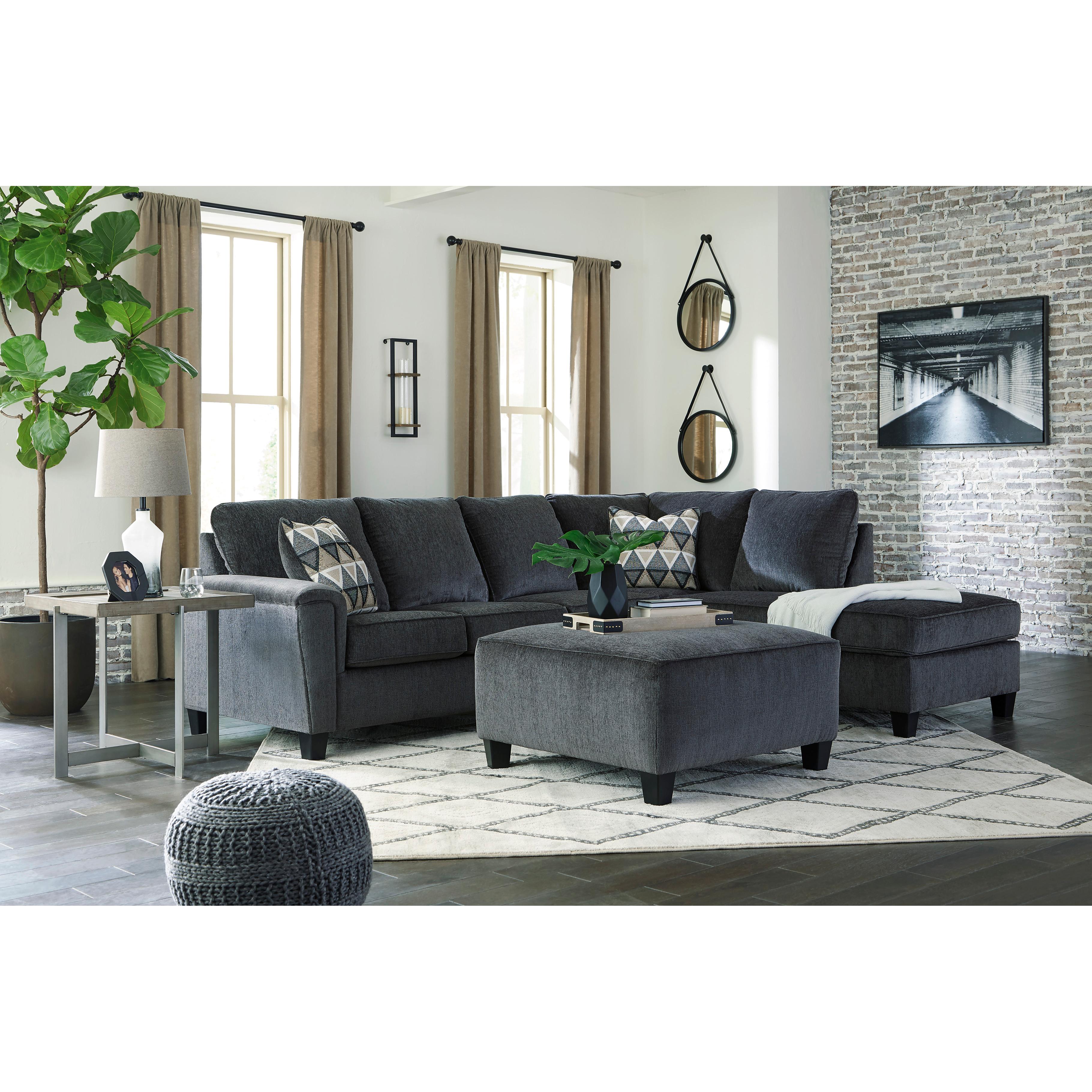 Signature Design by Ashley Abinger Fabric 2 pc Sectional 8390566/8390517