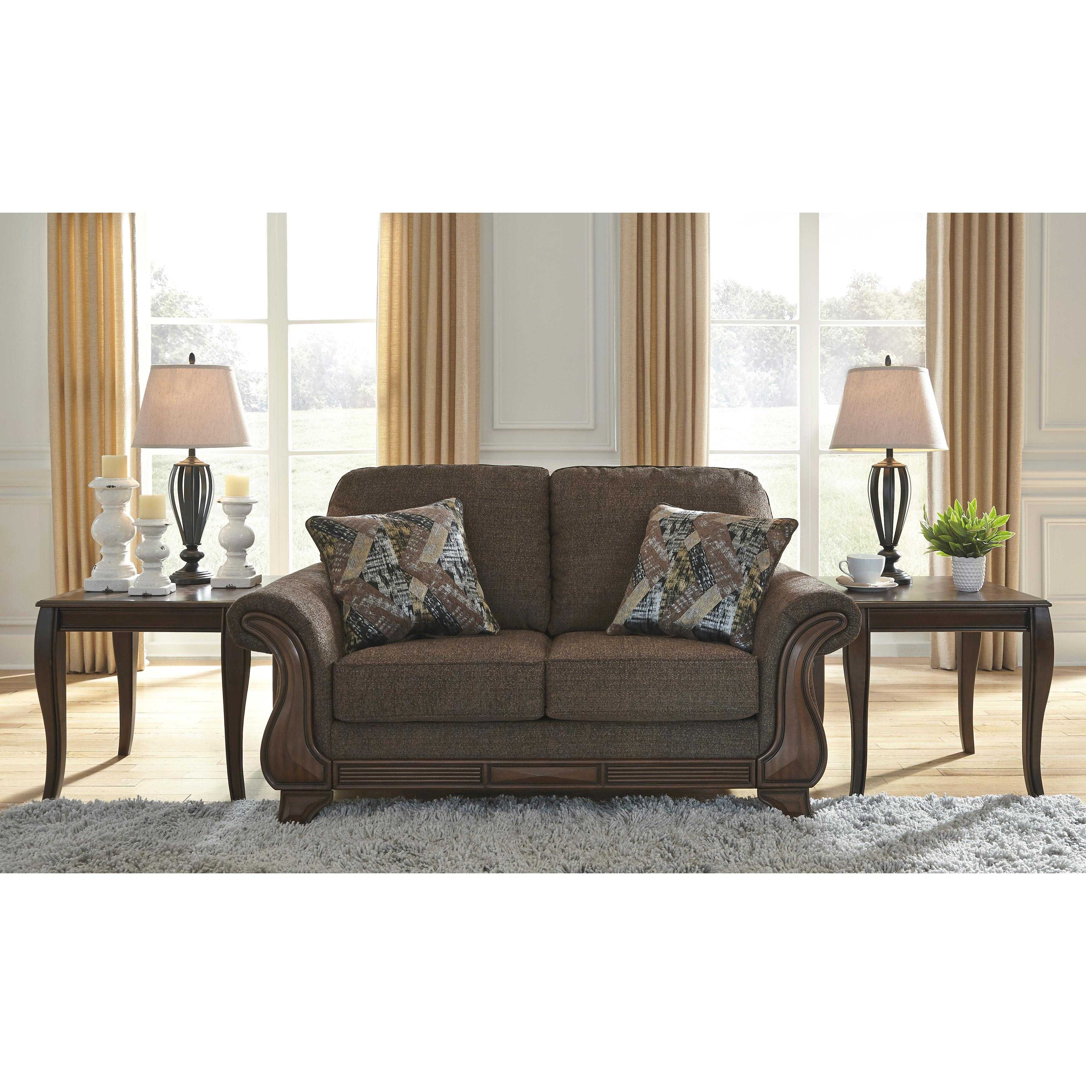 Benchcraft Miltonwood Stationary Fabric Loveseat 8550635