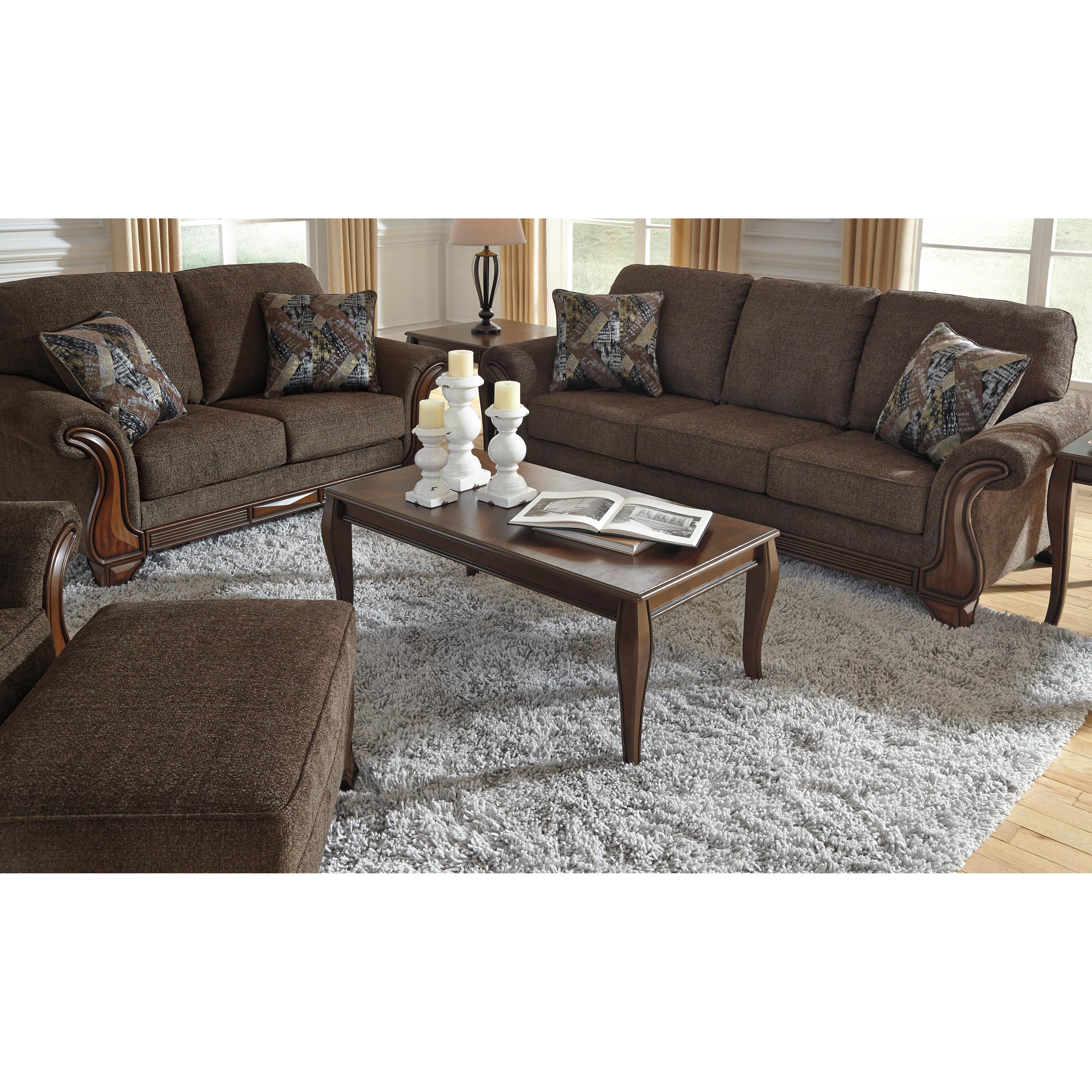 Benchcraft Miltonwood Stationary Fabric Loveseat 8550635