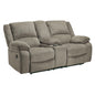 Signature Design by Ashley Draycoll Reclining Fabric Loveseat 7650594