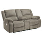 Signature Design by Ashley Draycoll Power Reclining Fabric Loveseat 7650596