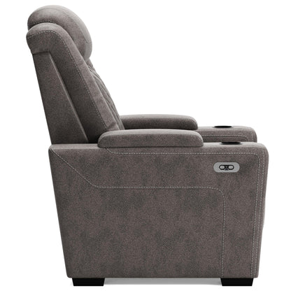 Signature Design by Ashley HyllMont Power Leather Look Recliner 9300313