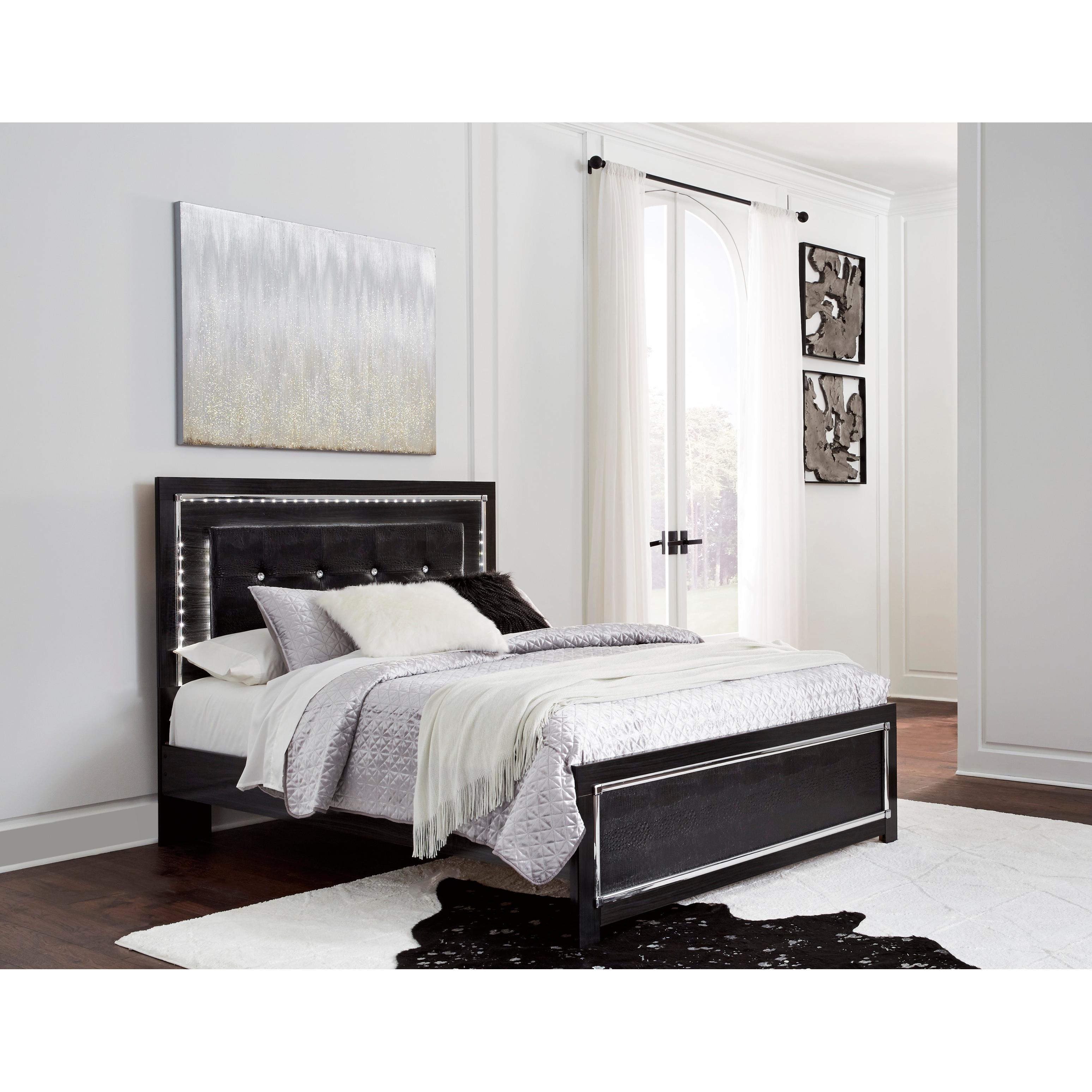 Signature Design by Ashley Kaydell Queen Upholstered Panel Bed B1420-57/B1420-54/B1420-96