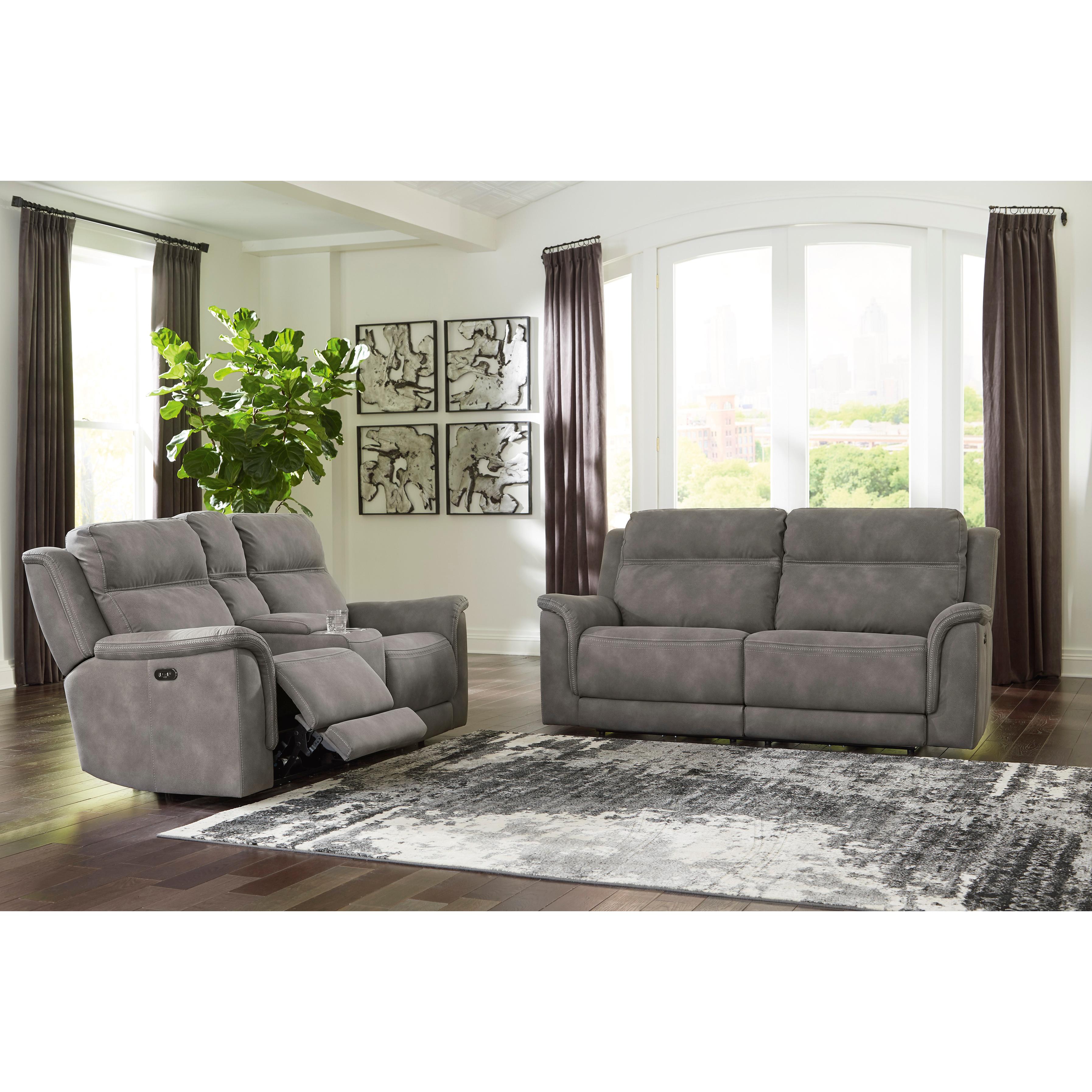 Signature Design by Ashley Next-Gen Durapella Power Reclining Fabric Loveseat 5930118