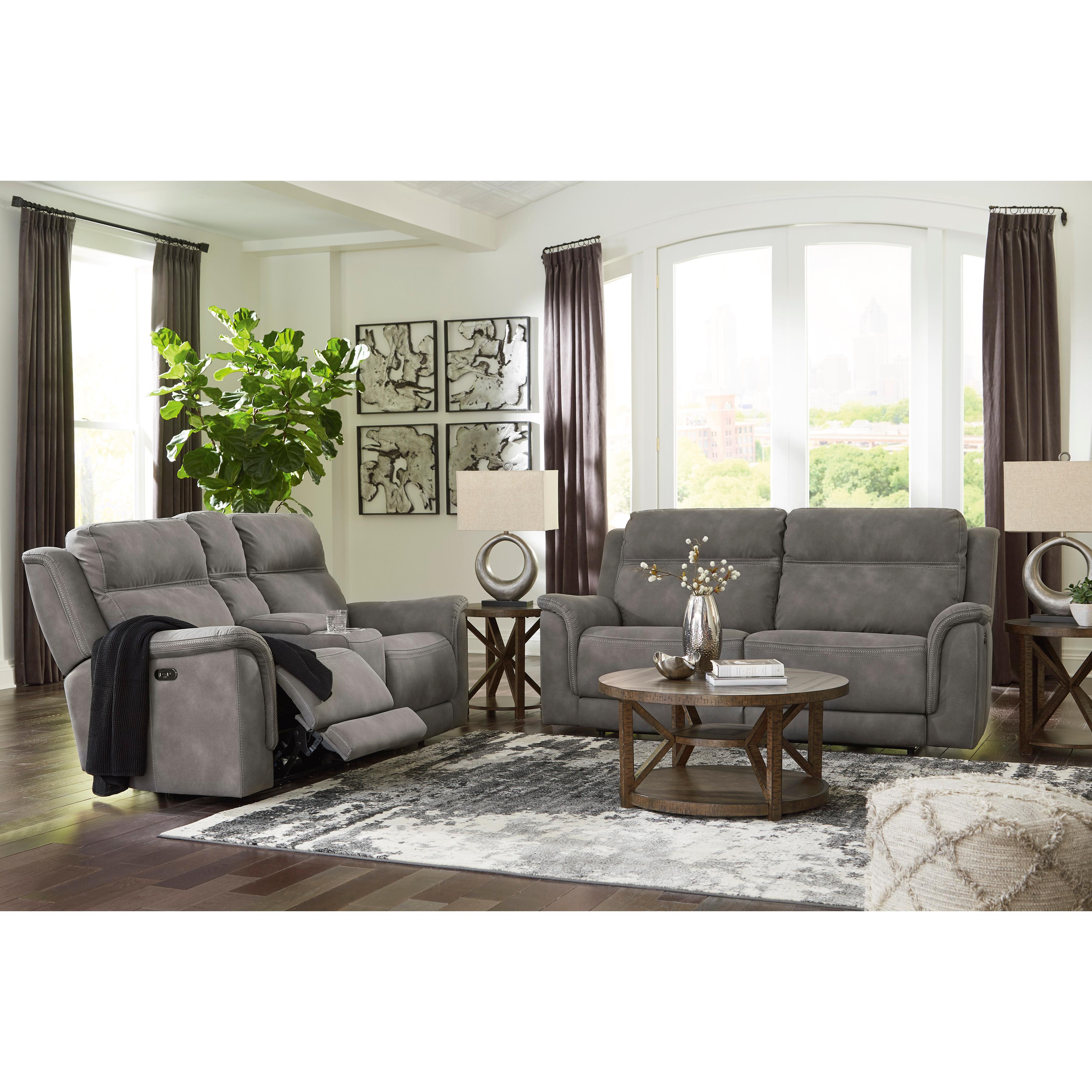 Signature Design by Ashley Next-Gen Durapella Power Reclining Fabric Loveseat 5930118