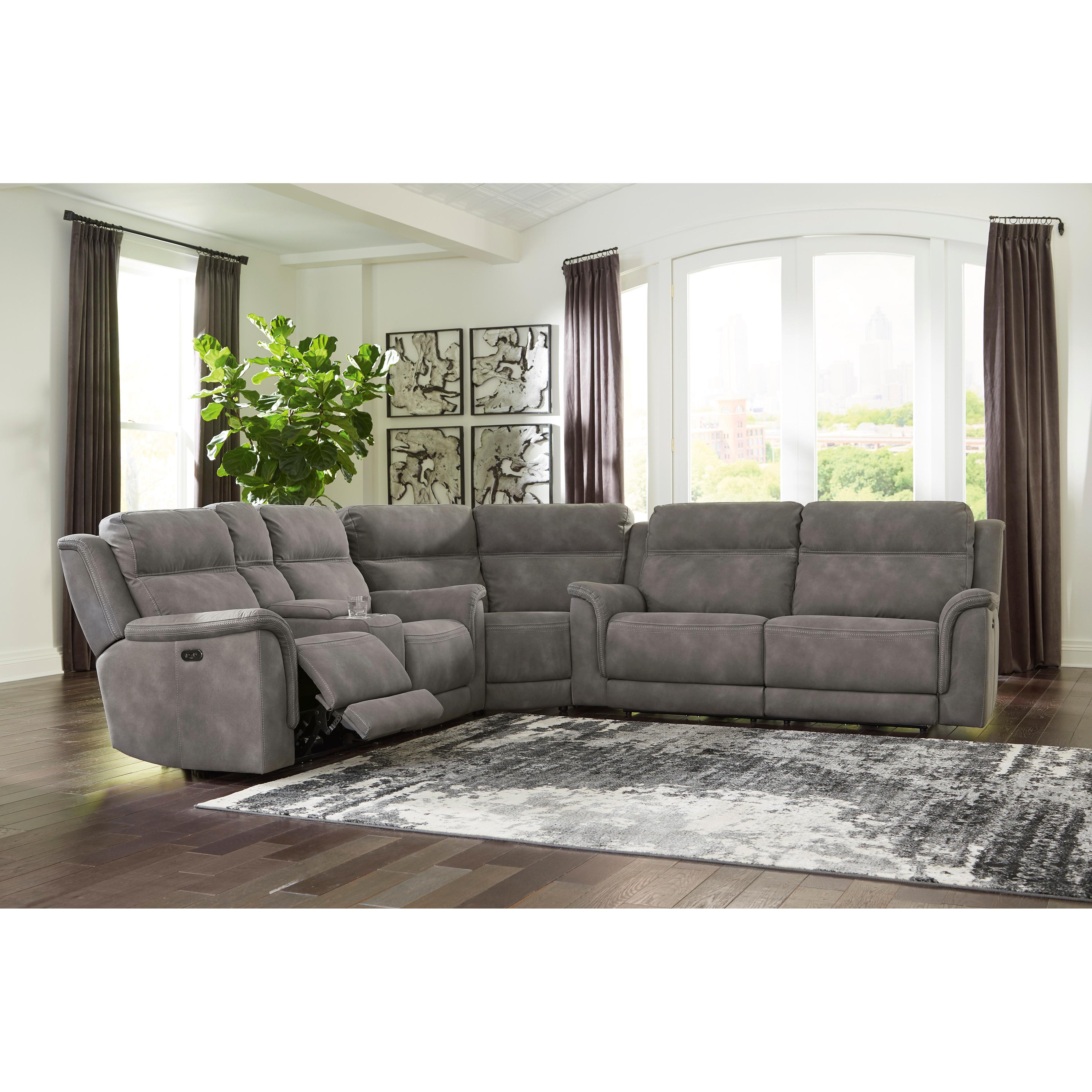 Signature Design by Ashley Next-Gen Durapella Power Reclining Fabric Loveseat 5930118