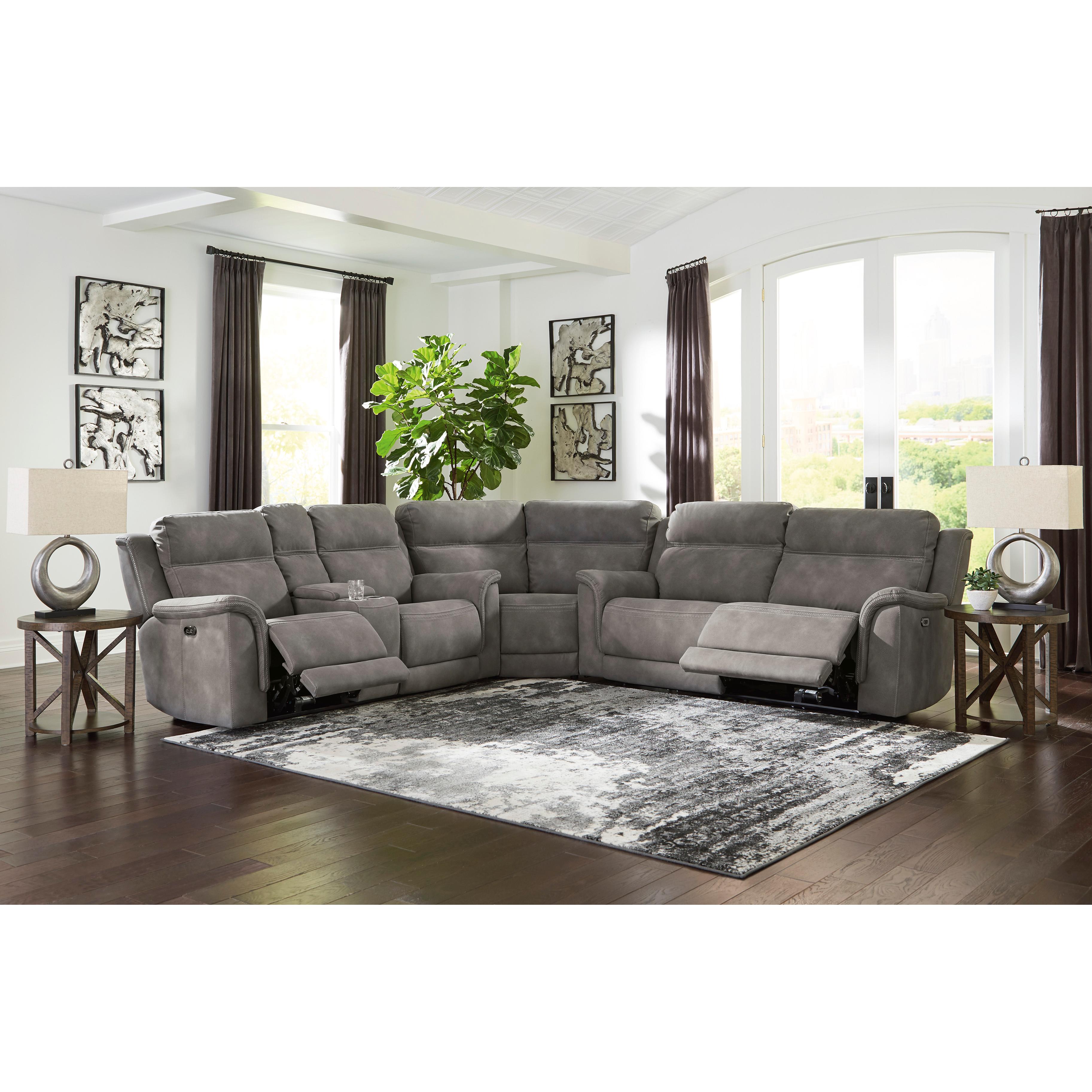 Signature Design by Ashley Next-Gen Durapella Power Reclining Fabric Loveseat 5930118