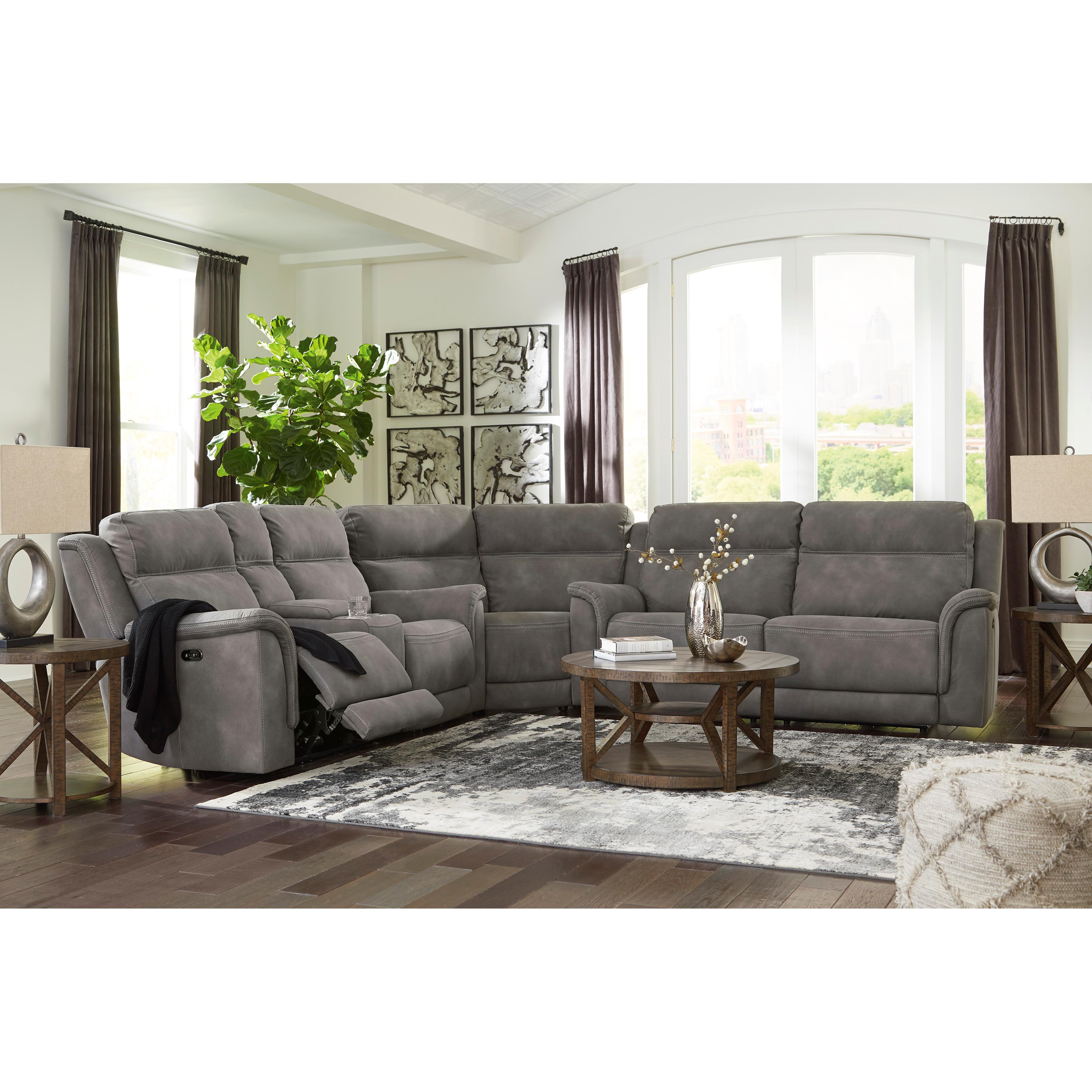 Signature Design by Ashley Next-Gen Durapella Power Reclining Fabric Loveseat 5930118